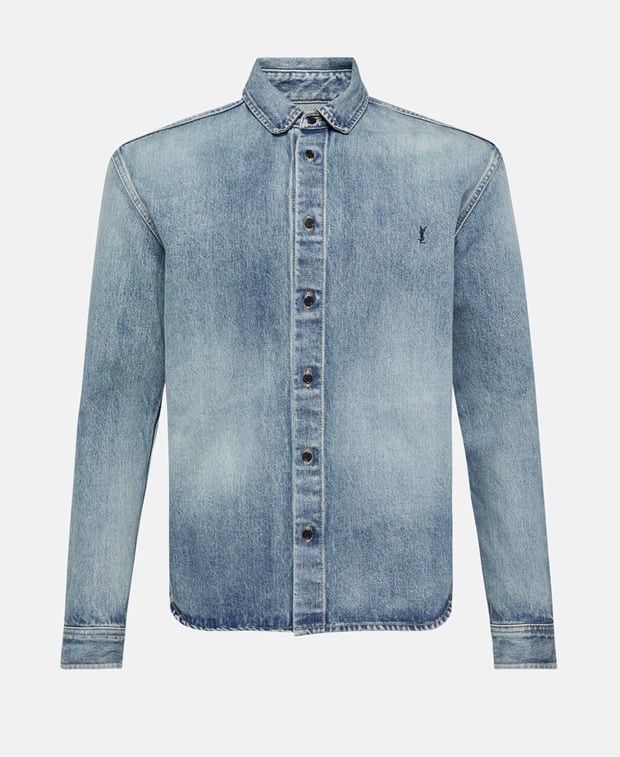 Saint Laurent Paris Denim shirt Size US L / EU 52-54 / 3 - 1 Preview