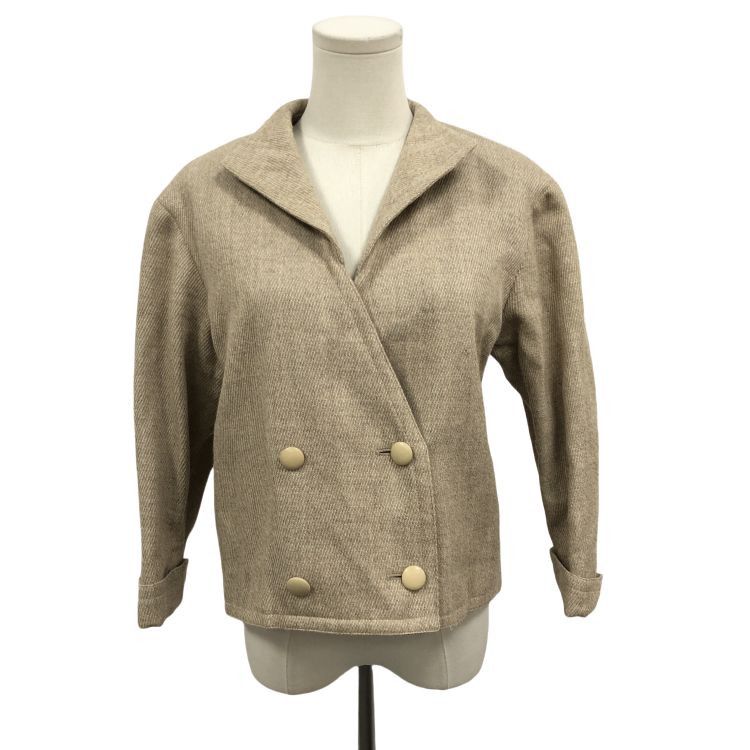 Dior Christian Dior Beige Wool Jacket Size M Size M / US 6-8 / IT 42-44 - 1 Thumbnail