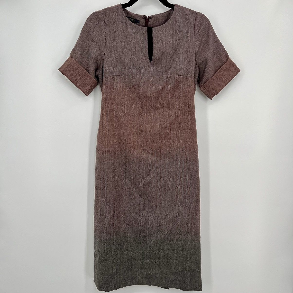 Pendleton Pendleton Ombre Virgin Wool Business Mini Dress Herringbone Size XS / US 0-2 / IT 36-38 - 4 Thumbnail