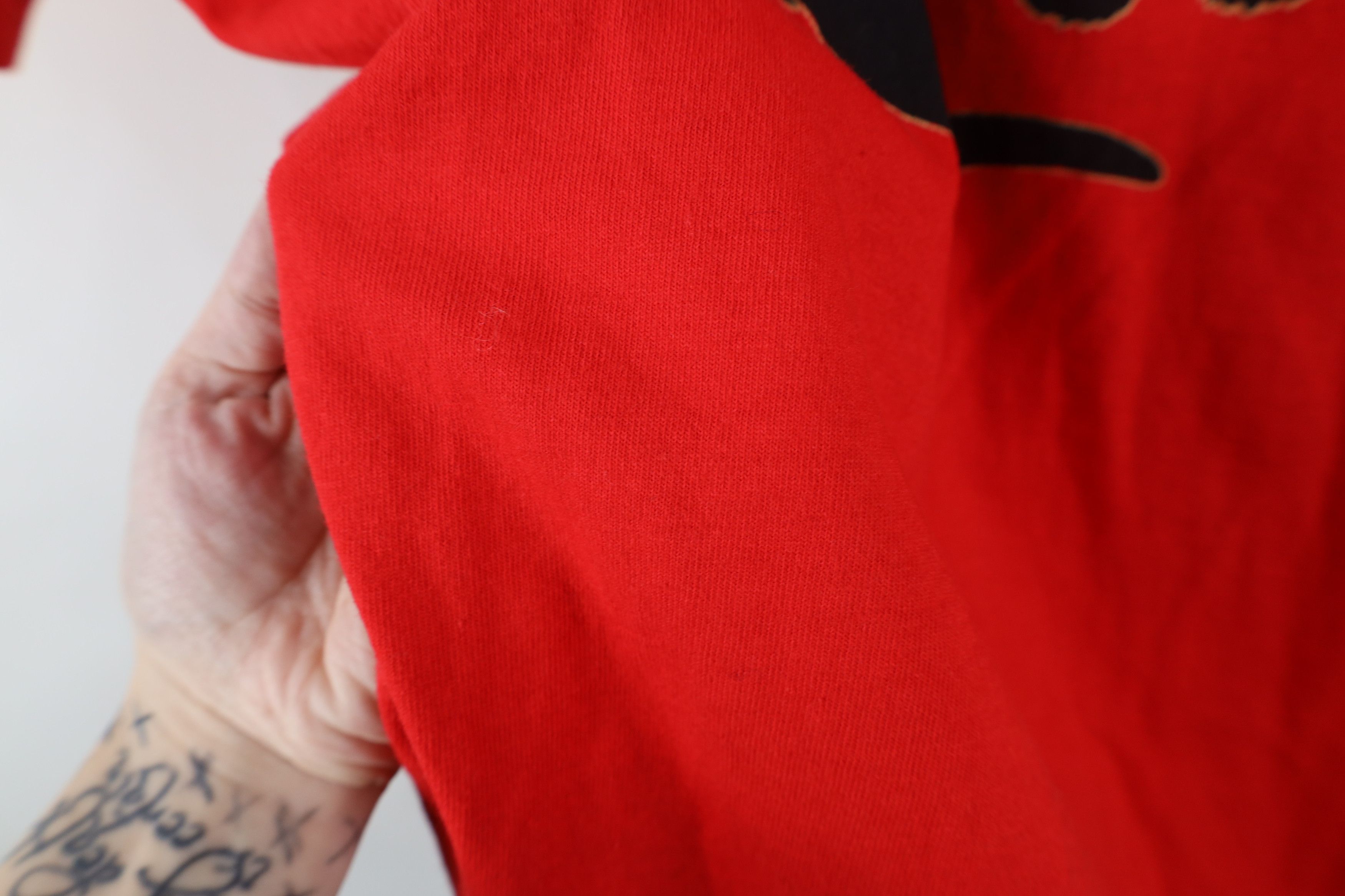 Vintage Vintage 90s Streetwear Kitten House Cat T-Shirt Red USA Size XL / US 12-14 / IT 48-50 - 5 Thumbnail