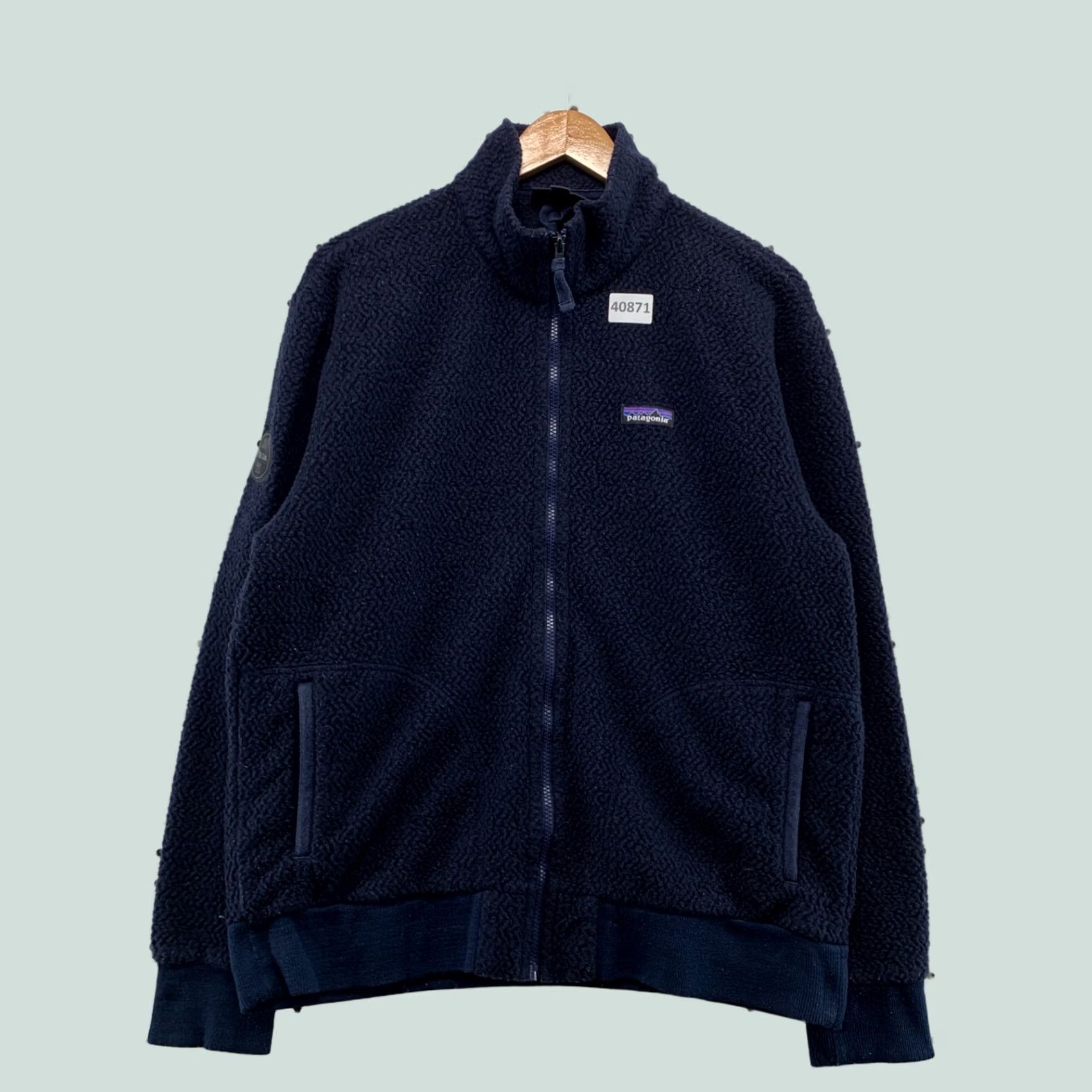 Patagonia Patagonia Jacket Mens Large Blue Zip Wool Blend Sherpa 2021 Tim Tok Size US L / EU 52-54 / 3 - 1 Thumbnail