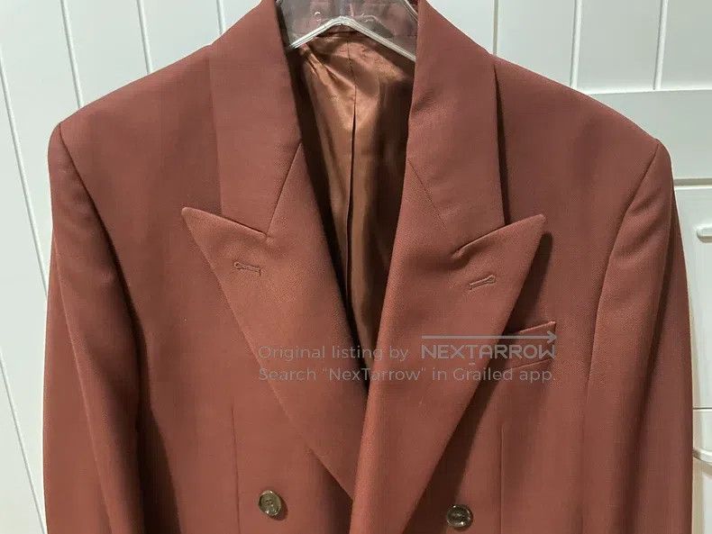 Acne Studios Acne Studios Caramel Red Brown Blazer, oversize fit Size 4XL / US 24-26 - 7 Thumbnail