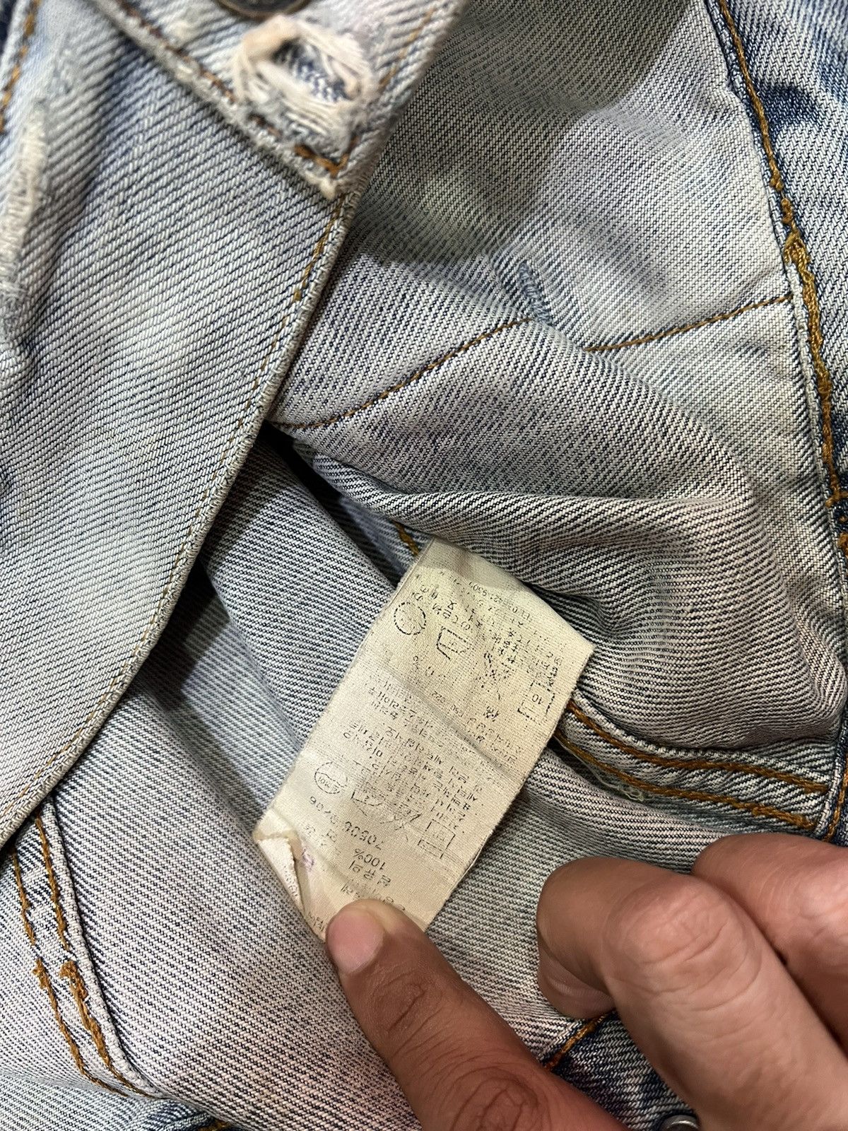Levi's × Vintage Men‘s Bomber Denim Jacket Levi‘s Vintage Size US XL / EU 56 / 4 - 6 Thumbnail