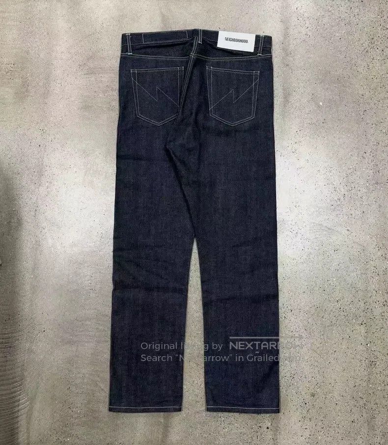 Neighborhood Neighborhood size L Raw Denim Jeans, Original Indigo Denim Size US 27 - 2 Thumbnail