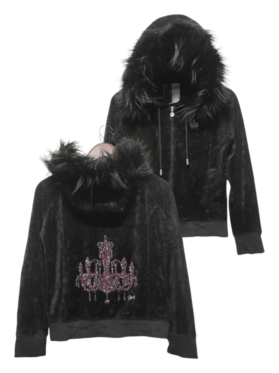 Hysteric Glamour Rady Velvet Zipper Fur Hoodie LGB style Size M / US 6-8 / IT 42-44 - 1 Thumbnail
