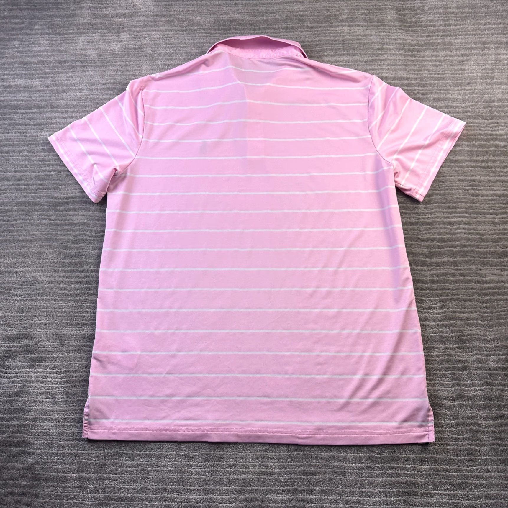 Polo Ralph Lauren Polo Ralph Lauren Shirt Mens Medium Pink Golf Performance Pony Striped Polo Shirt Polo Ralph Lauren Performance Shirt Mens M Pink Striped Golf Size US M / EU 48-50 / 2 - 2 Thumbnail