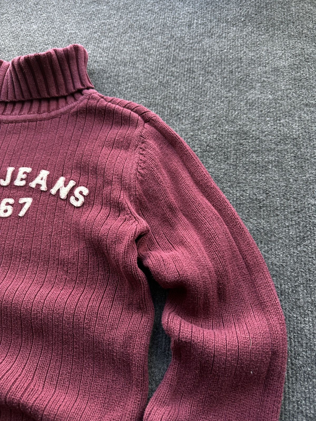 Ralph Lauren 🚨POLO JEANS CO RALPH LAUREN RARE BURGUNDY SWEATER Size S / US 4 / IT 40 - 7 Thumbnail
