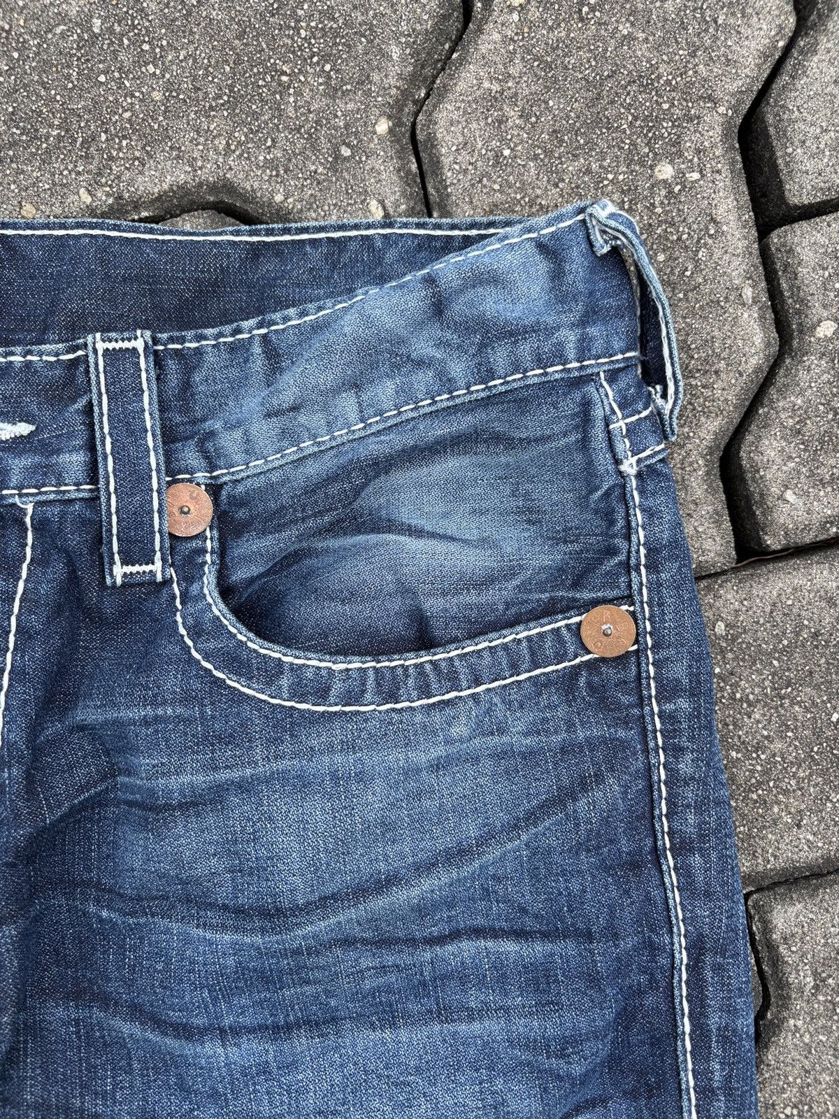 True Religion Vintage True Religion Flared Denim Jeans Size US 36 / EU 52 - 17 Thumbnail