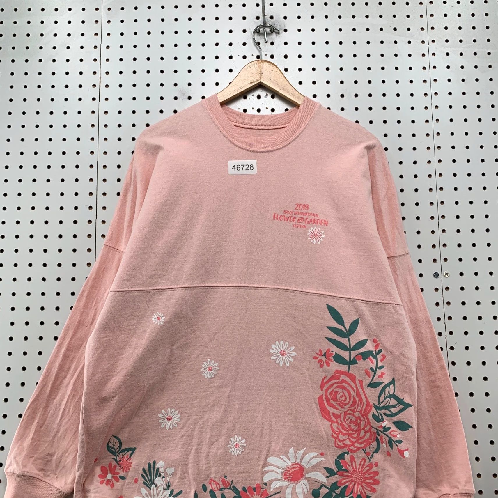 Disney Disney Parks Shirt Womens Medium Pink Spirit Jersey Flower Garden Epcot Size M / US 6-8 / IT 42-44 - 4 Thumbnail