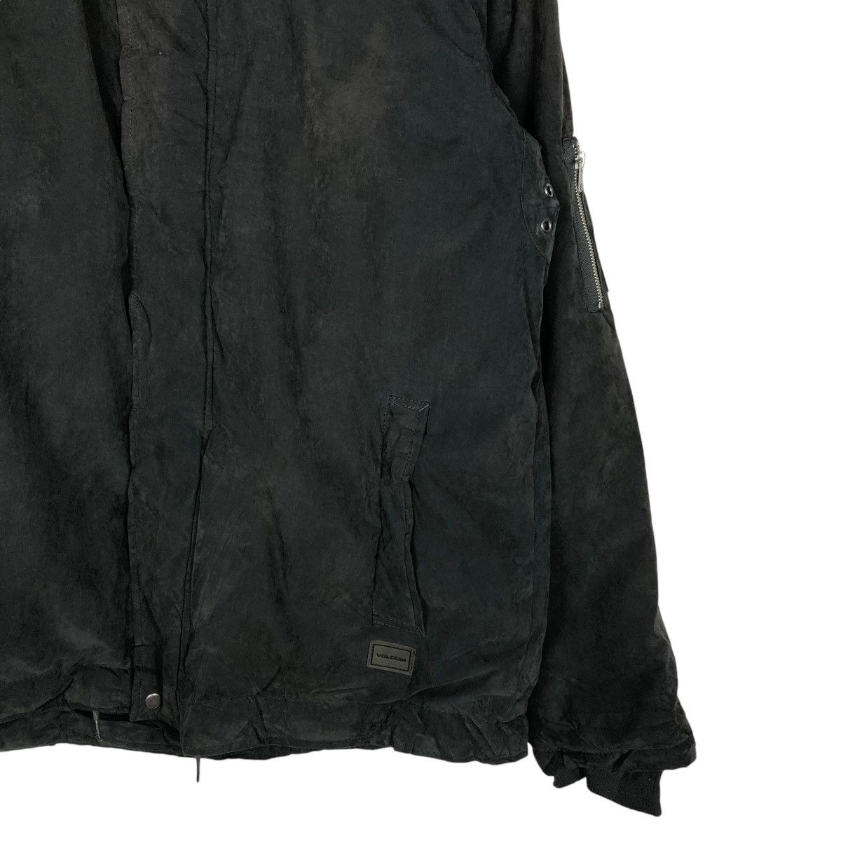 Japanese Brand 🔥VINTAGE BOMBER JACKET CHORE WORKER VOLCOM MINK FUR HOODIE Size US XL / EU 56 / 4 - 7 Thumbnail