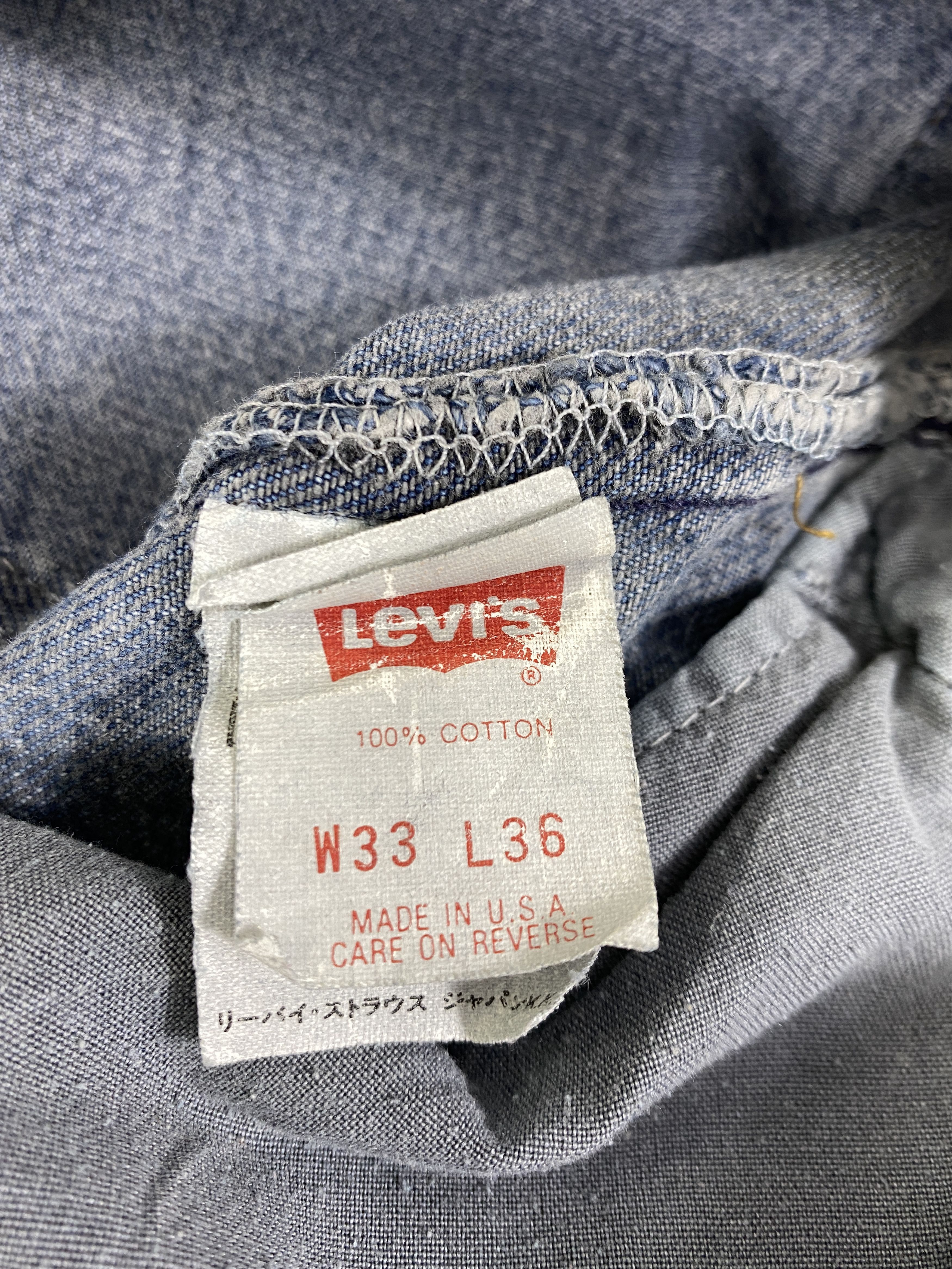 Levi's Blue Wash Vintage Levi's 501 Jeans 31x29 Denim - JN3299 Size US 31 - 9 Thumbnail