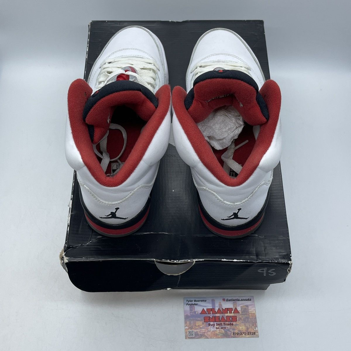 Jordan Brand Air Jordan 5 fire red black tongue Size US 7 / EU 40 - 6 Thumbnail