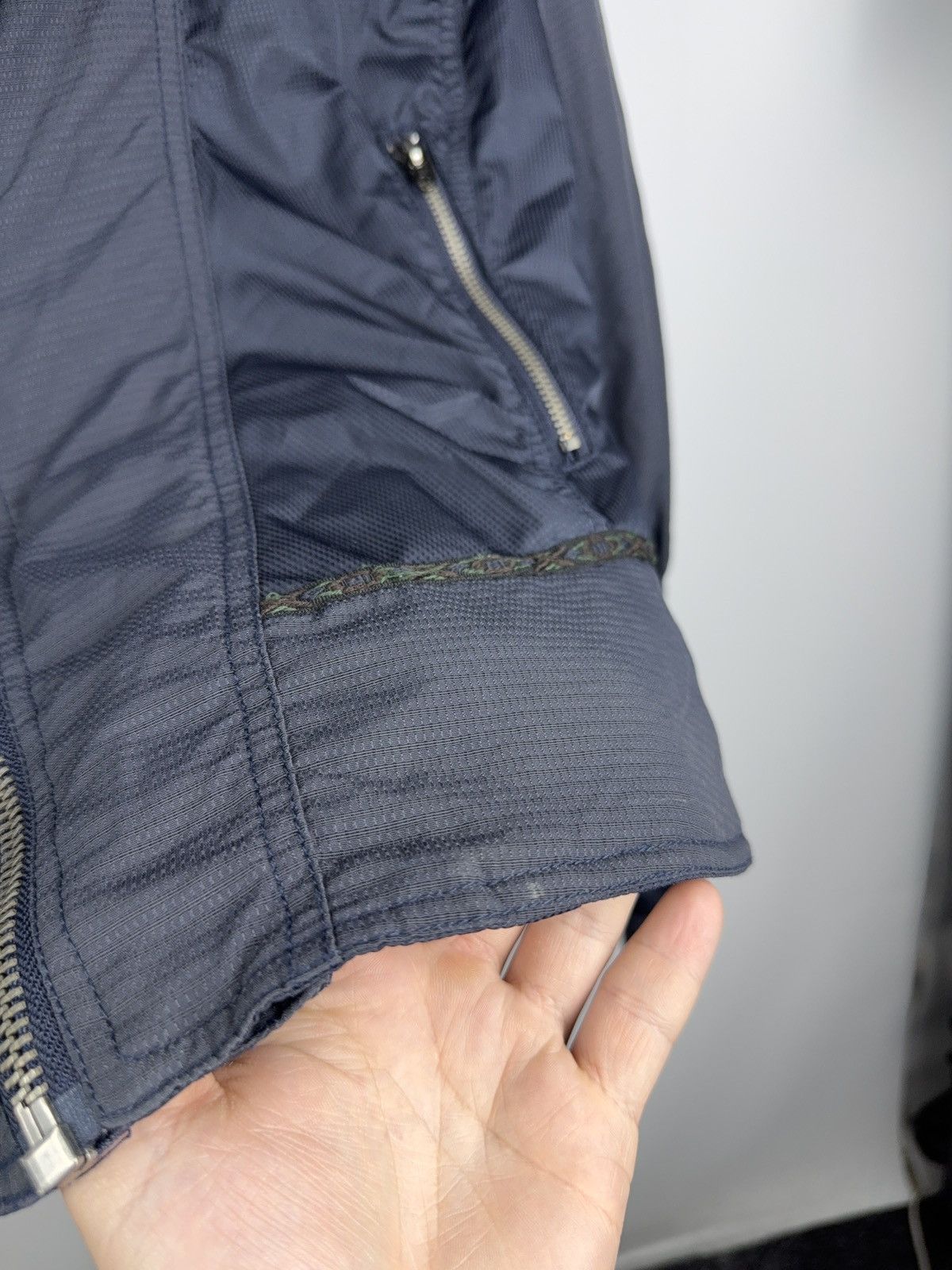 Diesel 00s Archive Diesel Cropped Moto Jacket Zip Tech Y2K Archive Size S / US 4 / IT 40 - 8 Thumbnail