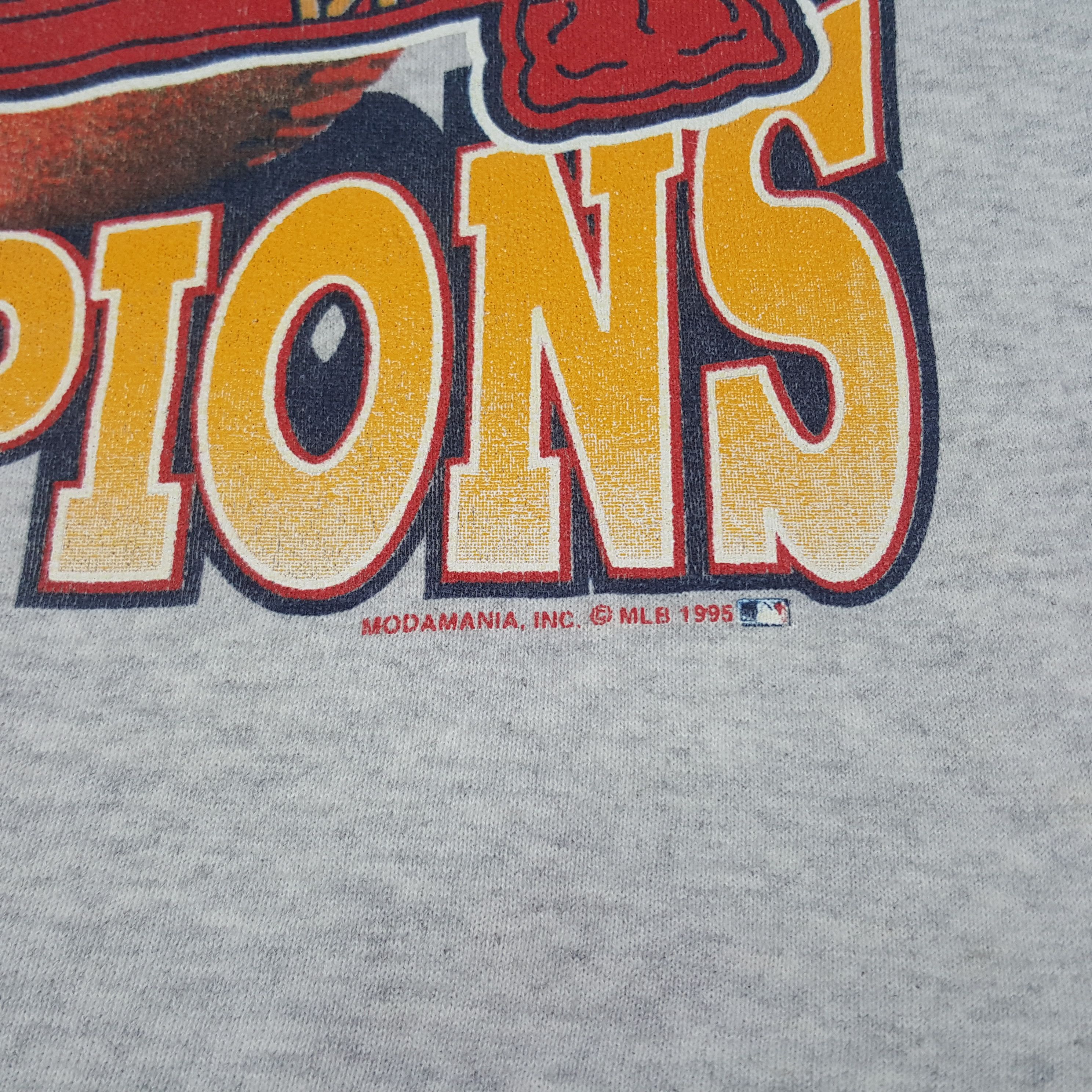 MLB × Vintage Vintage 90's Atlanta Braves Baseball Team Sweatshirt Size US L / EU 52-54 / 3 - 8 Thumbnail