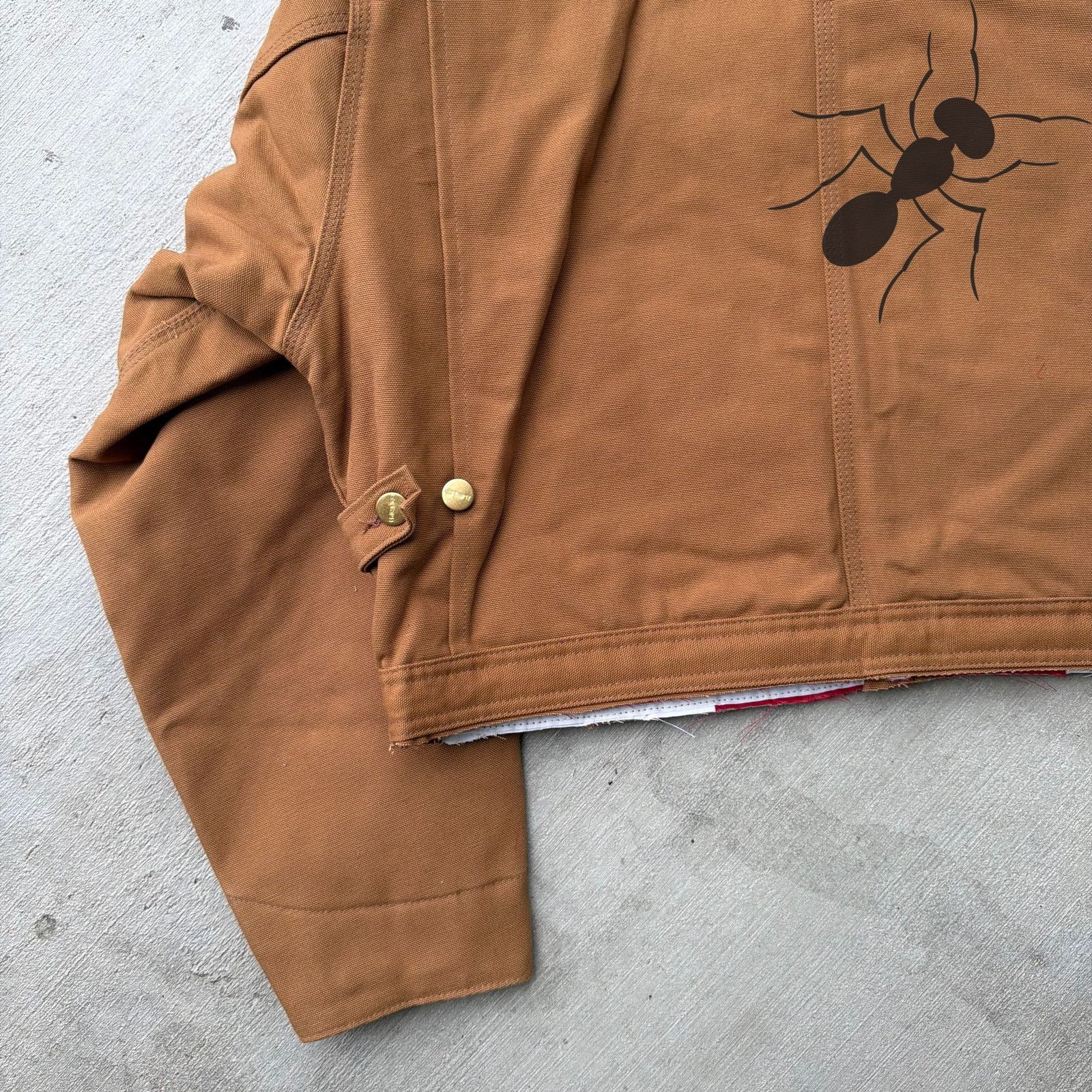 Carhartt × Vintage Carhartt brown cropped Detroit style work wear jacket Size US M / EU 48-50 / 2 - 8 Thumbnail