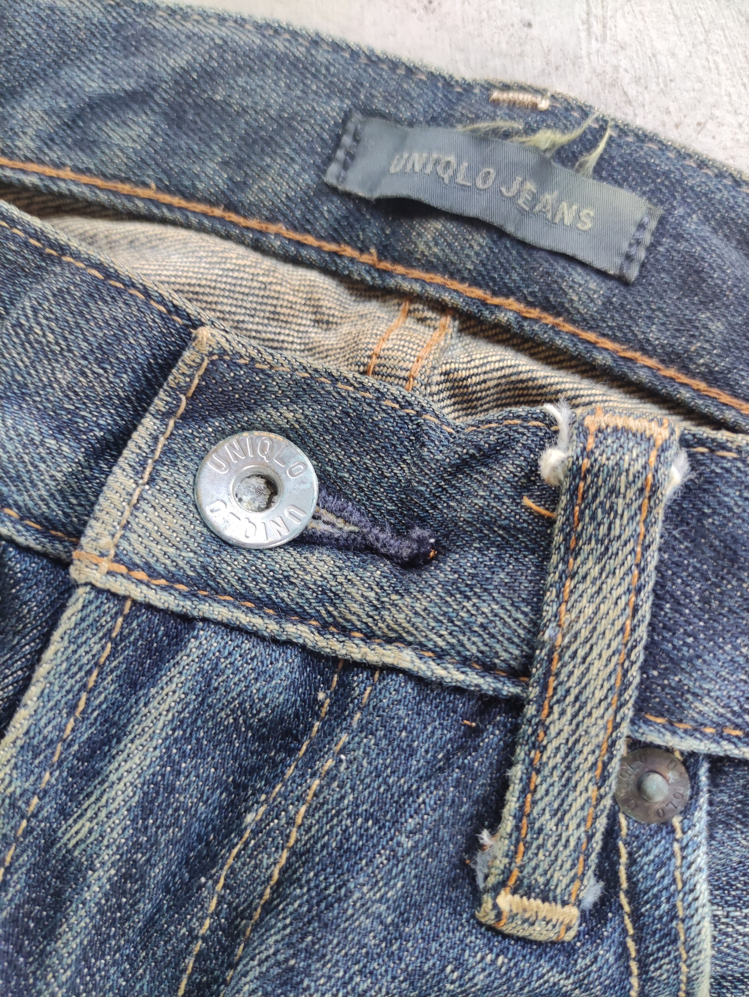 Japanese Brand Vintage Japanese Denim Rusty Distressed Faded Jean Size US 29 - 5 Thumbnail