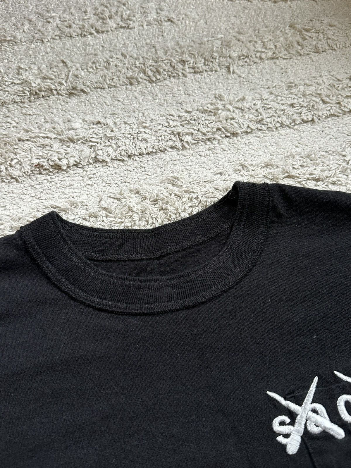Sacai KAWS x Sacai Embroidery T-shirt Black Size US L / EU 52-54 / 3 - 4 Thumbnail
