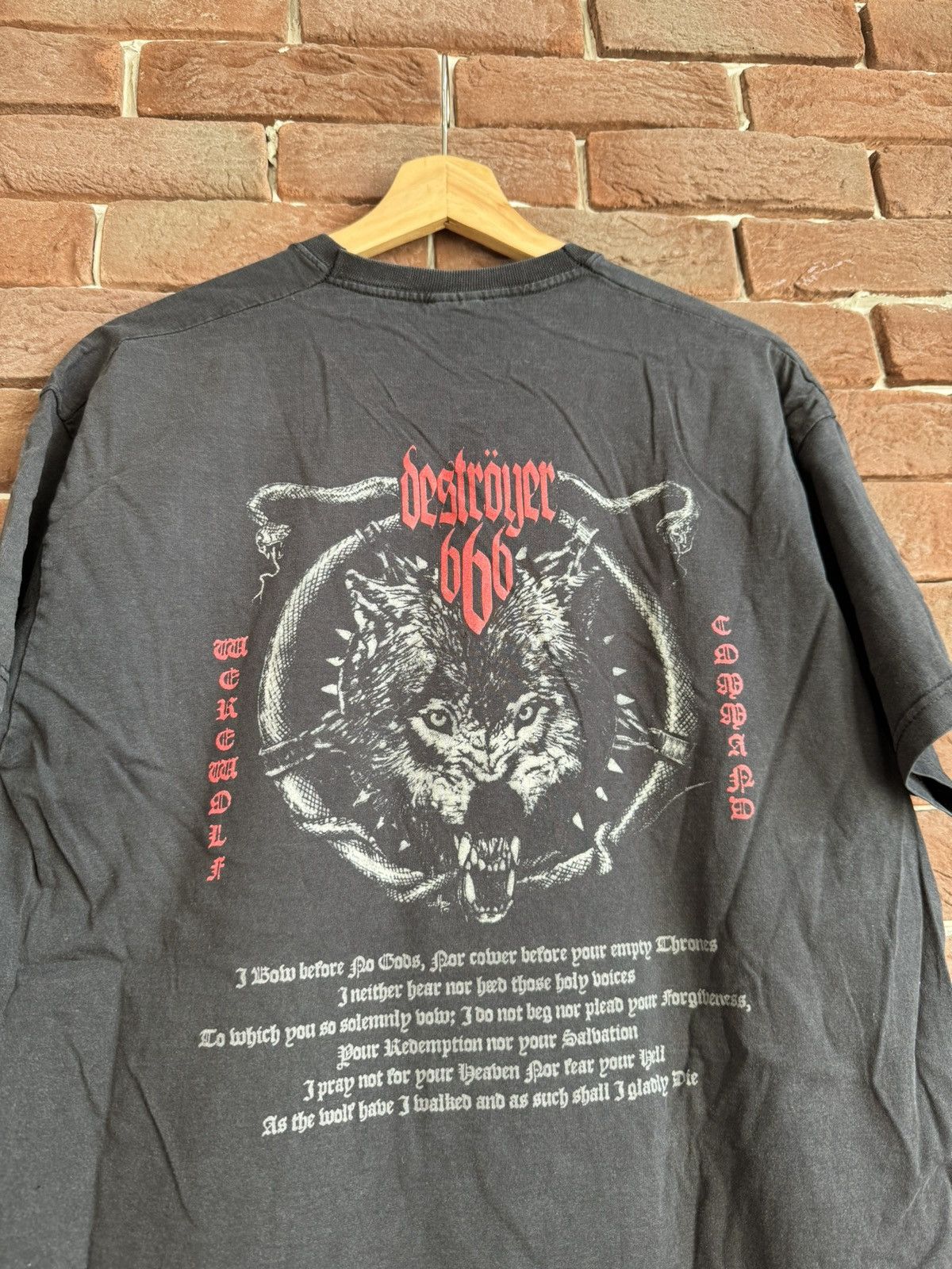 Band Tees Rare Vintage 00s Destroyer 666 Death Metal Tshirt Rar Size US L / EU 52-54 / 3 - 8 Thumbnail