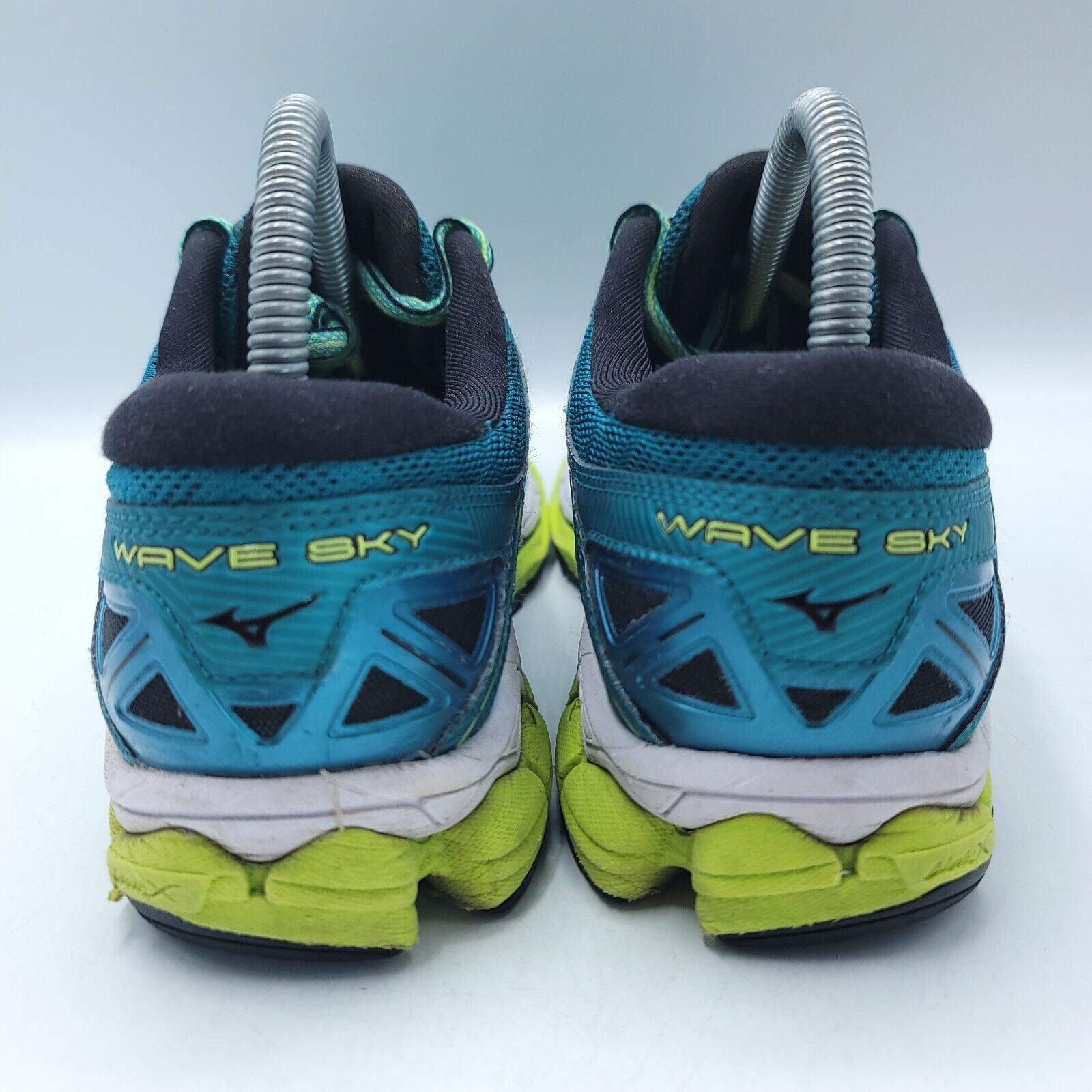 Mizuno Mizuno Wave Sky Shoe Womens Size 8 J1GD170204 Blue Yellow Size US 8 / IT 38 - 3 Thumbnail