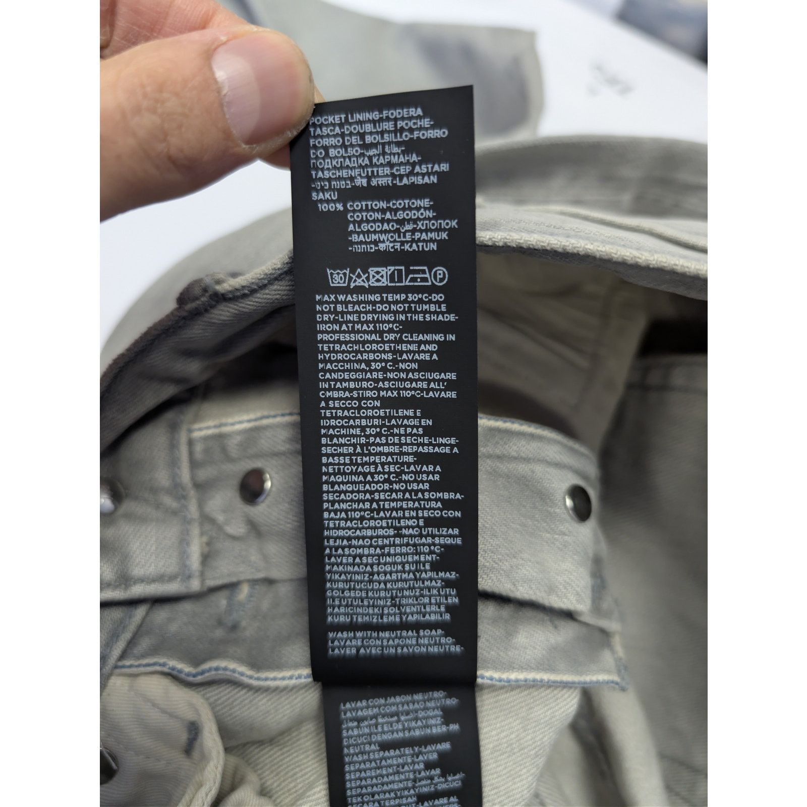 Tom Ford o1rshd1 Slim Jeans in Grey Size US 36 / EU 52 - 18 Thumbnail