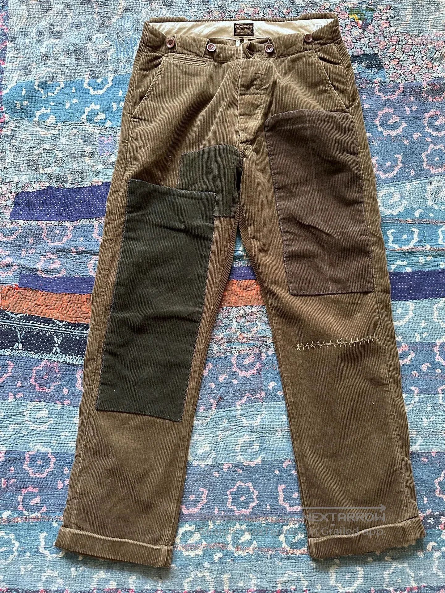 Levi's levi's vintage corduroy patchwork jeans. Size US 33 - 1 Thumbnail
