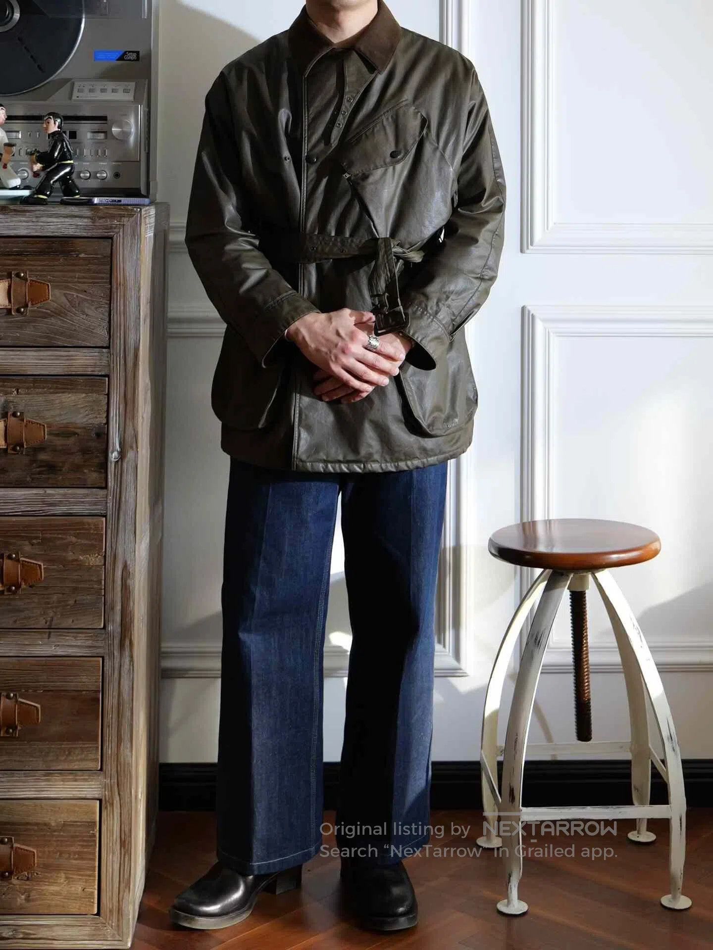 Old Joe Oldjoe Wax Jacket Size 36. Size US M / EU 48-50 / 2 - 1 Thumbnail