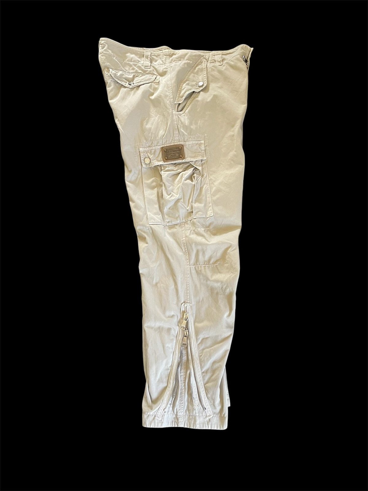Dolce & Gabbana × Vintage Vintage Y2K Dolce & Gabbana Zipper Cargo Pants Size 52 Size US 38 / EU 54 - 6 Thumbnail