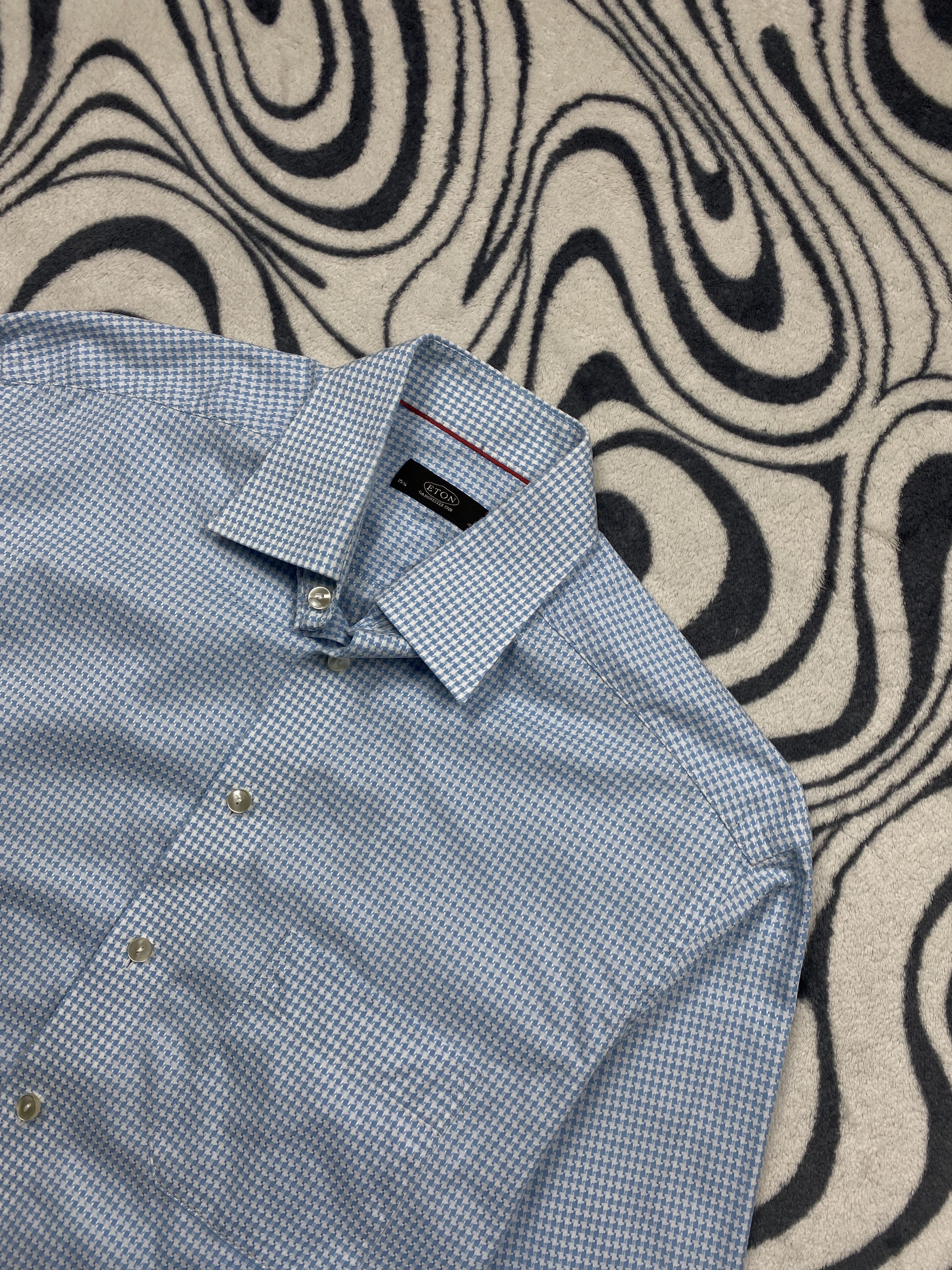 Eton × Vintage Eton Mens Long Sleeve Shirt Size US L / EU 52-54 / 3 - 2 Thumbnail