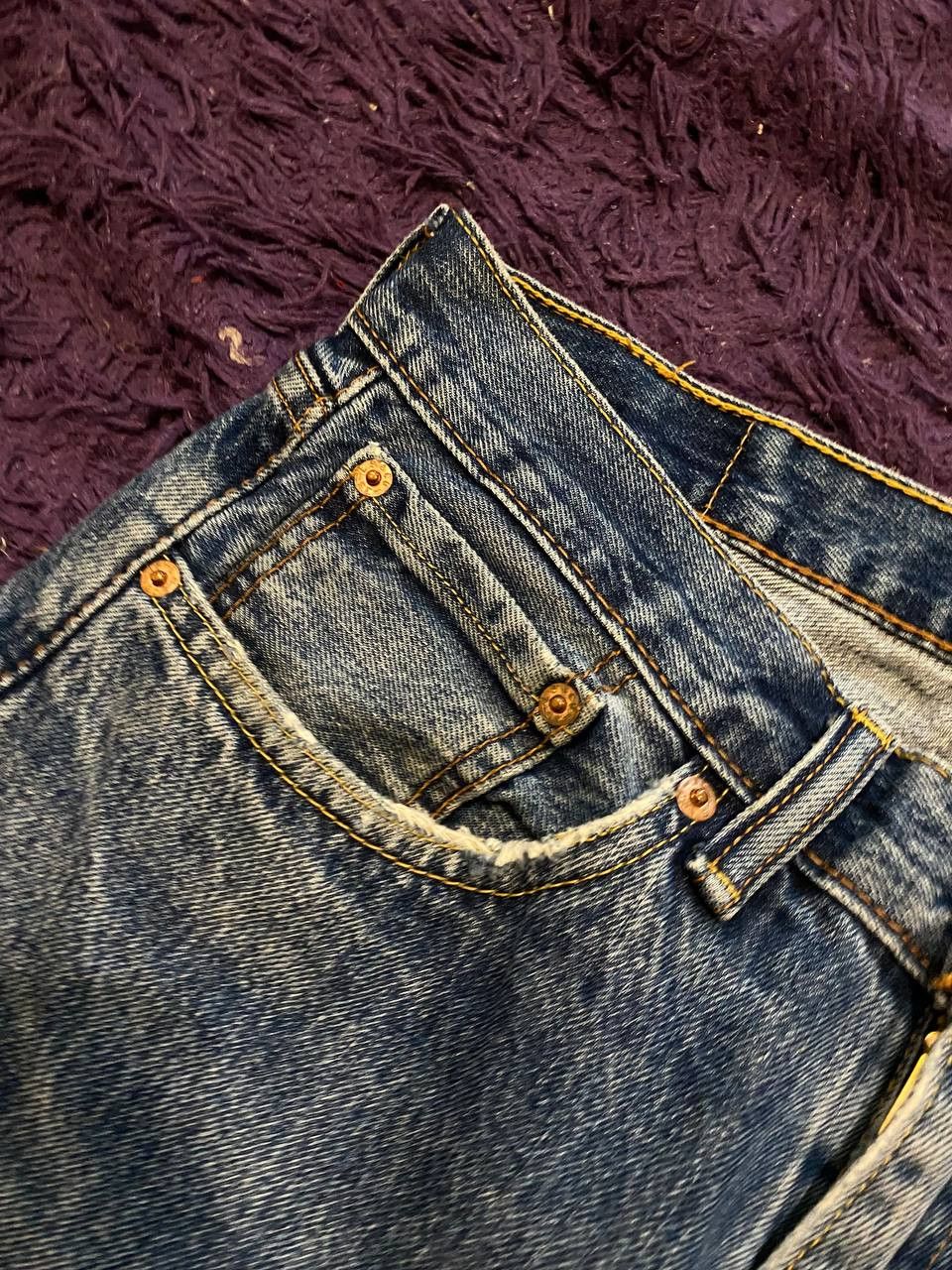 Levi's Vintage distressed jeans Y2K Levi's 505 W32 streetwear Size US 32 / EU 48 - 5 Thumbnail