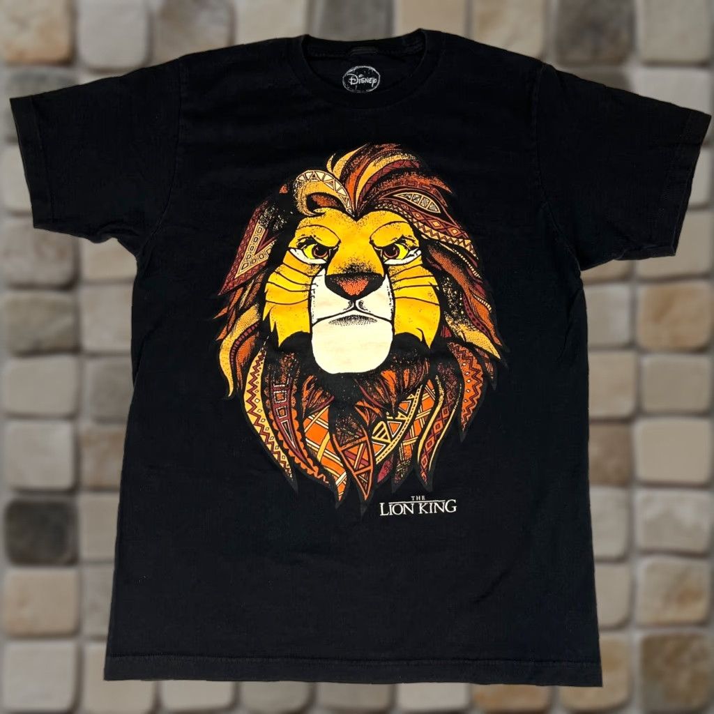 Disney Disney Unisex Adults The Lion King T-Shirt M Black Cotton Crew Neck Short Sleeve SX? Size US M / EU 48-50 / 2 - 1 Thumbnail
