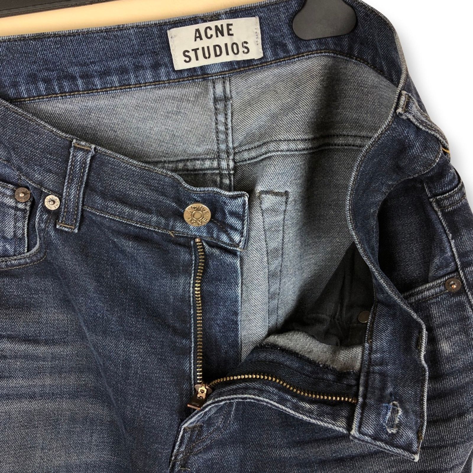 Acne Studios Acne Studios Ace Oreo Jeans Size US 33 - 8 Thumbnail