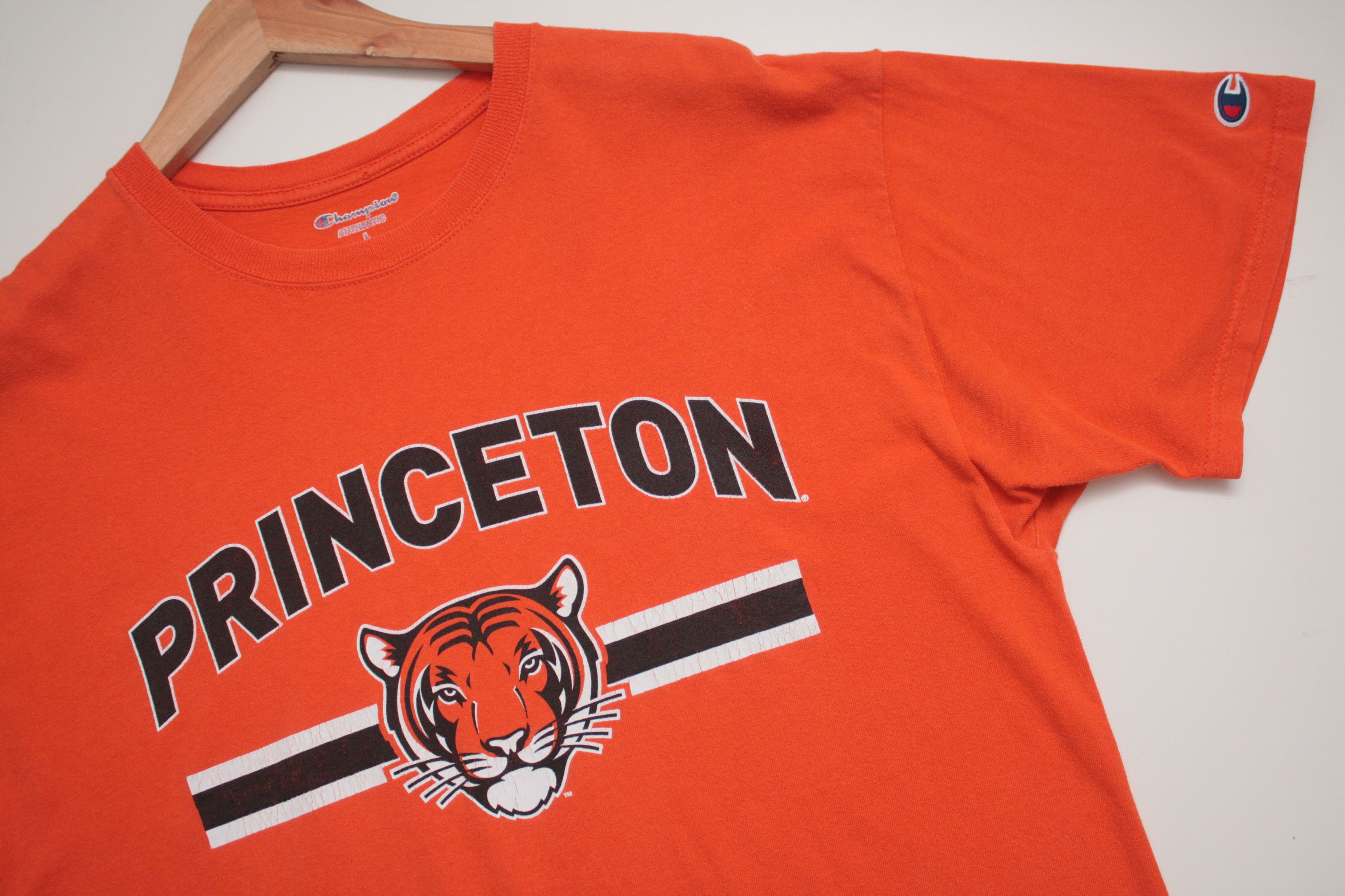 Champion Champion Princeton University Orange T-Shirt Men's L Size US L / EU 52-54 / 3 - 3 Thumbnail