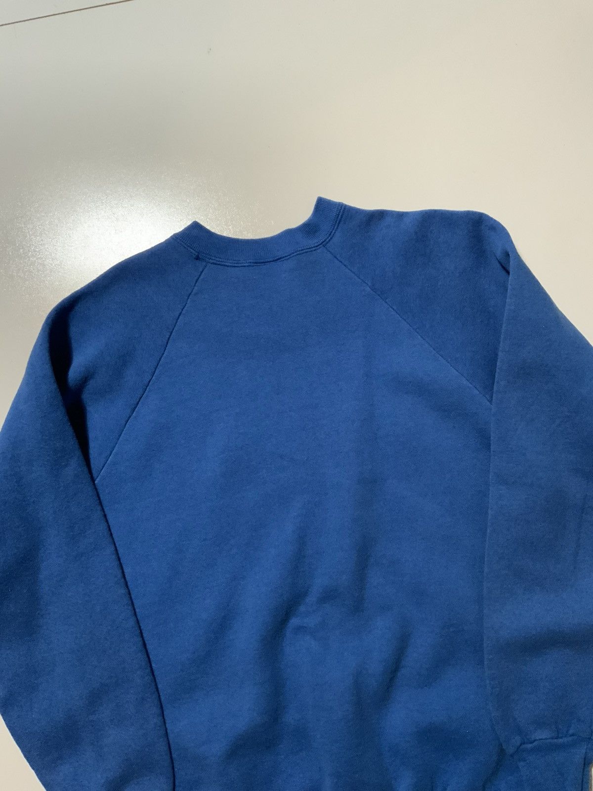 Fruit Of The Loom × Vintage Vintage 80s 90s Bank One 1 50/50 Blue Crewneck Sweatshirt Size US L / EU 52-54 / 3 - 4 Thumbnail