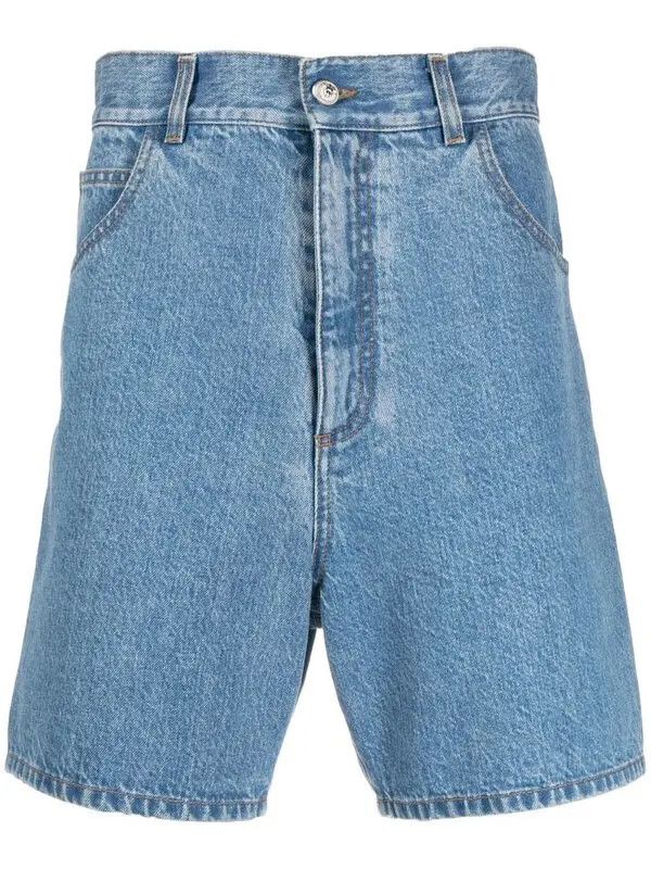 Balmain o1y0426 Denim Short in Blue Size US 30 / EU 46 - 1 Thumbnail