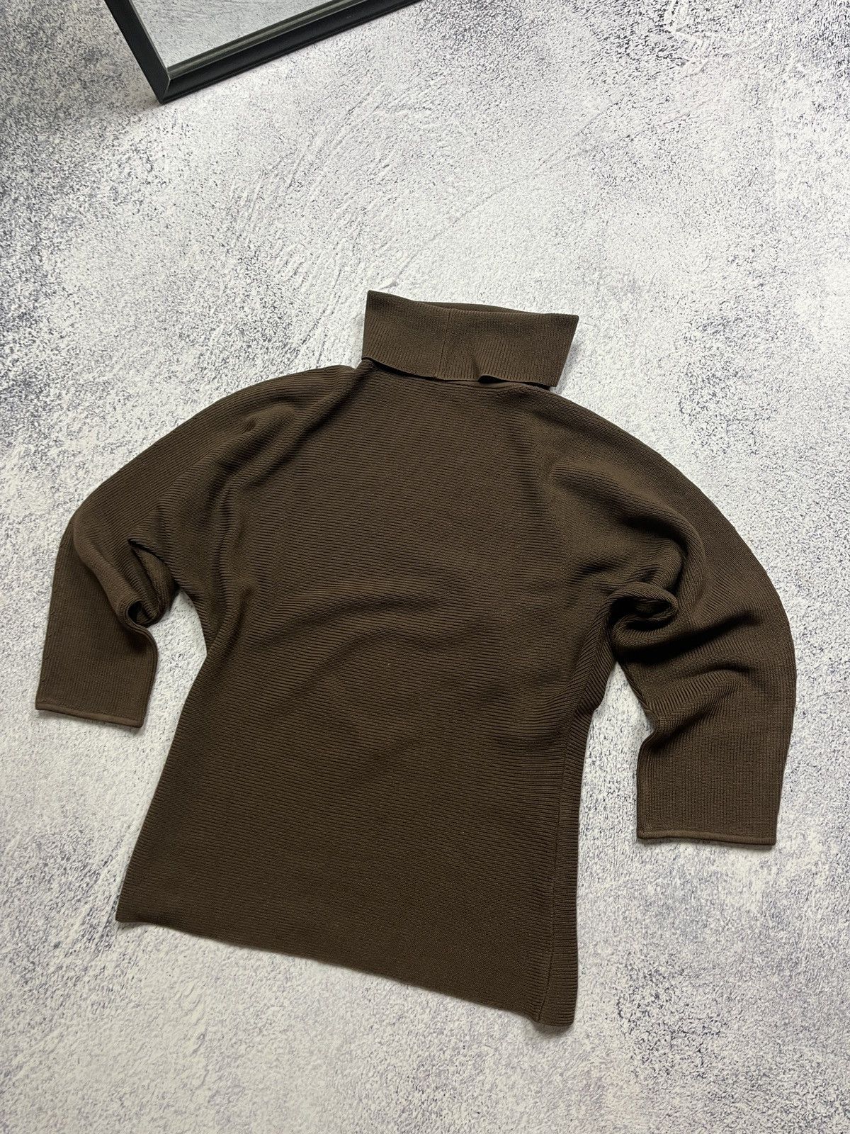 Escada Escada Brown Mosh Neck Knit Wool Sweater Made in Italy Size M / US 6-8 / IT 42-44 - 5 Thumbnail