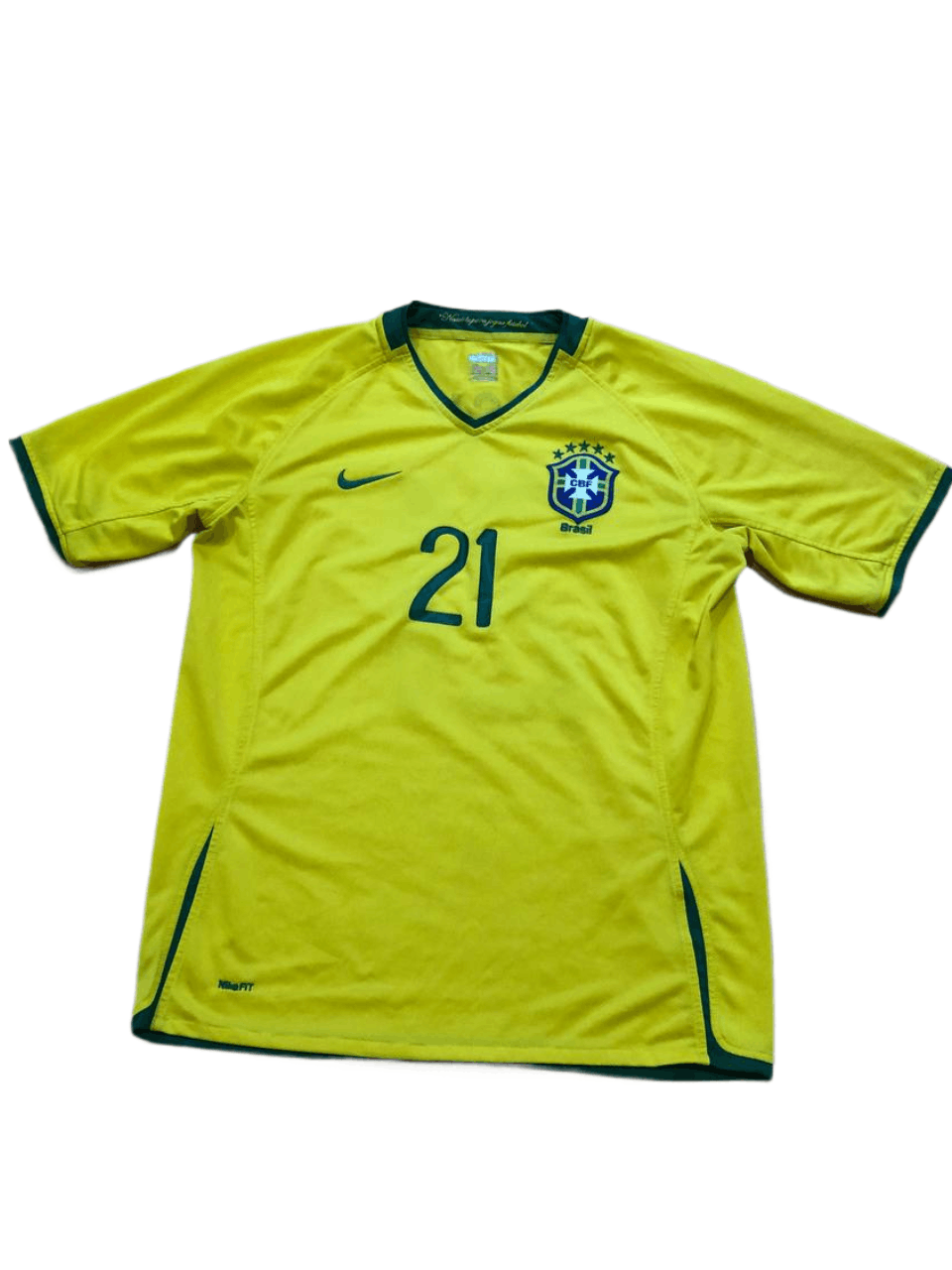 Nike Nike Brazil World Cup Football Jersey Size M Size US M / EU 48-50 / 2 - 1 Thumbnail