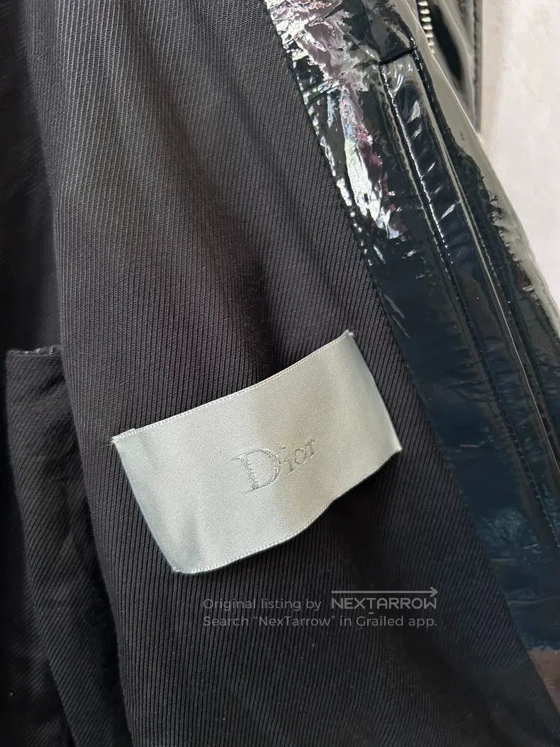 Dior Dior Forest green patent leather belt jacket Size US L / EU 52-54 / 3 - 4 Thumbnail