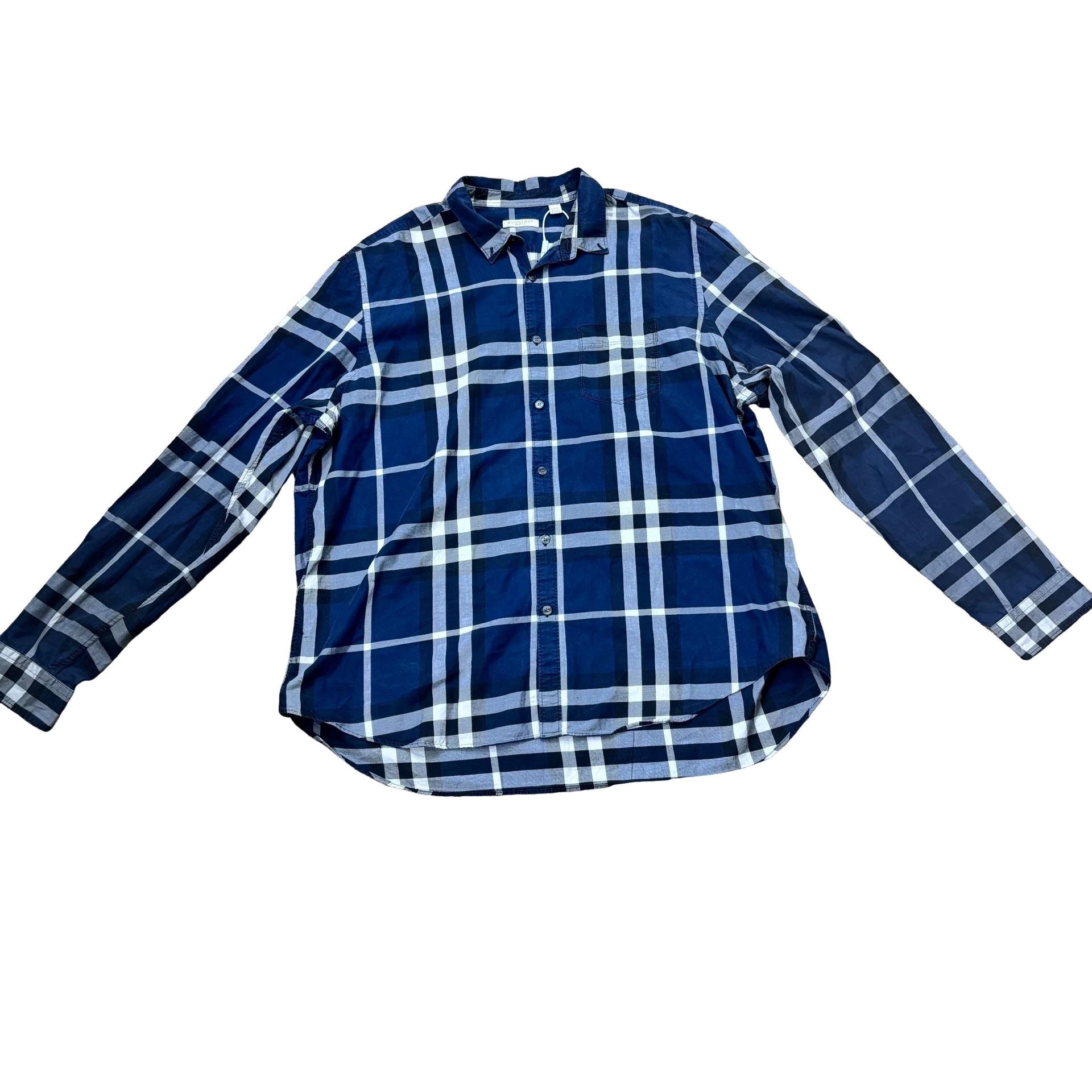 Burberry Burberry Brit Check Long Sleeve Shirt XXXL Size US XXL / EU 58 / 5 - 1 Thumbnail