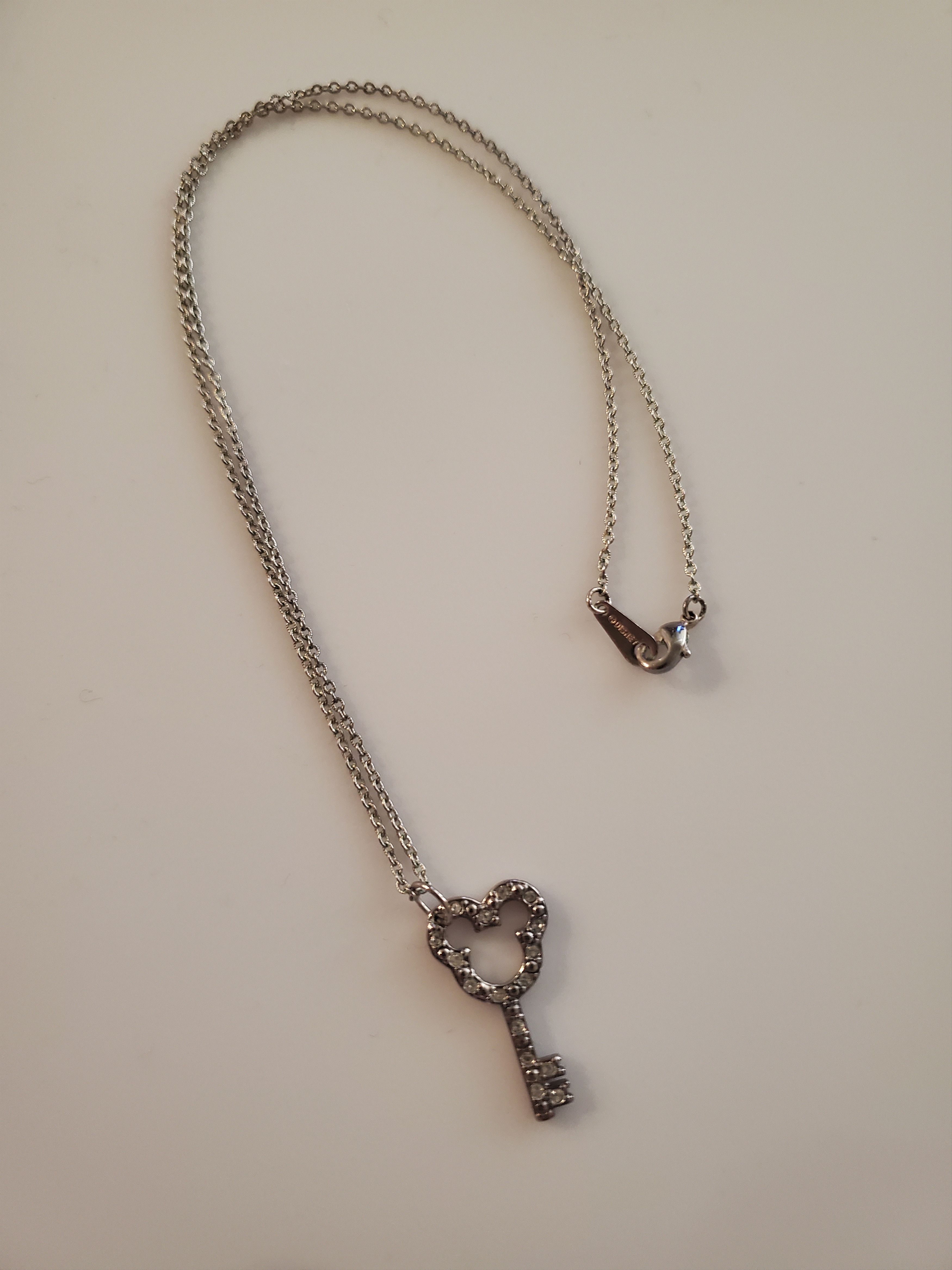 Disney Disney x Swarovski-Silver Mickey Key Necklace Size ONE SIZE - 3 Thumbnail