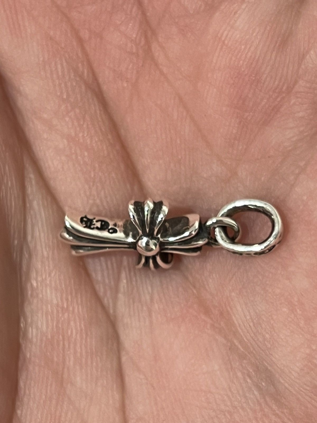 Chrome Hearts Chrome Hearts Diamond Paved Silver Baby Fat Size ONE SIZE - 7 Thumbnail