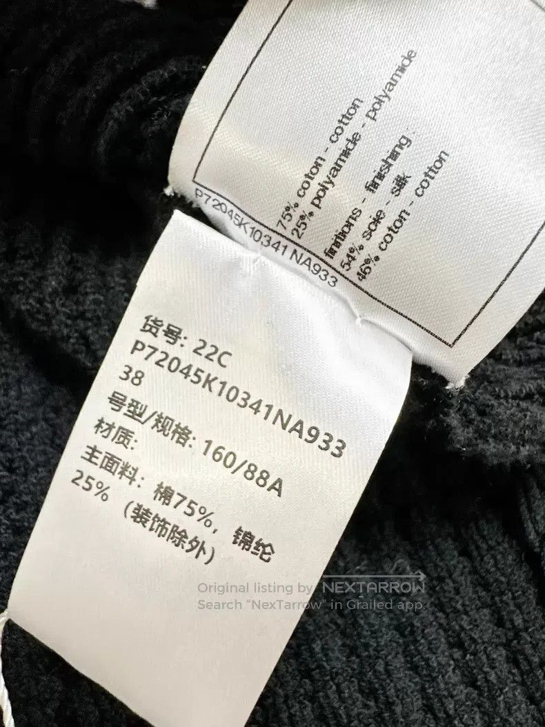 Chanel Chanel Long-sleeved medium-length knitted cardigan with wh Size XS / US 0-2 / IT 36-38 - 7 Thumbnail