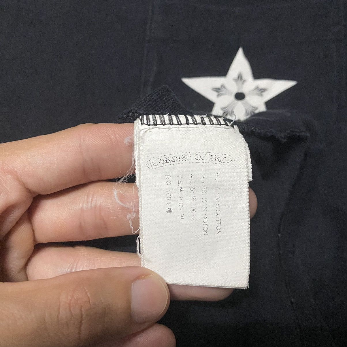 Chrome Hearts VINTAGE CHROME HEARTS STAR GRAPHIC POCKET T SHIRT Size US S / EU 44-46 / 1 - 14 Thumbnail