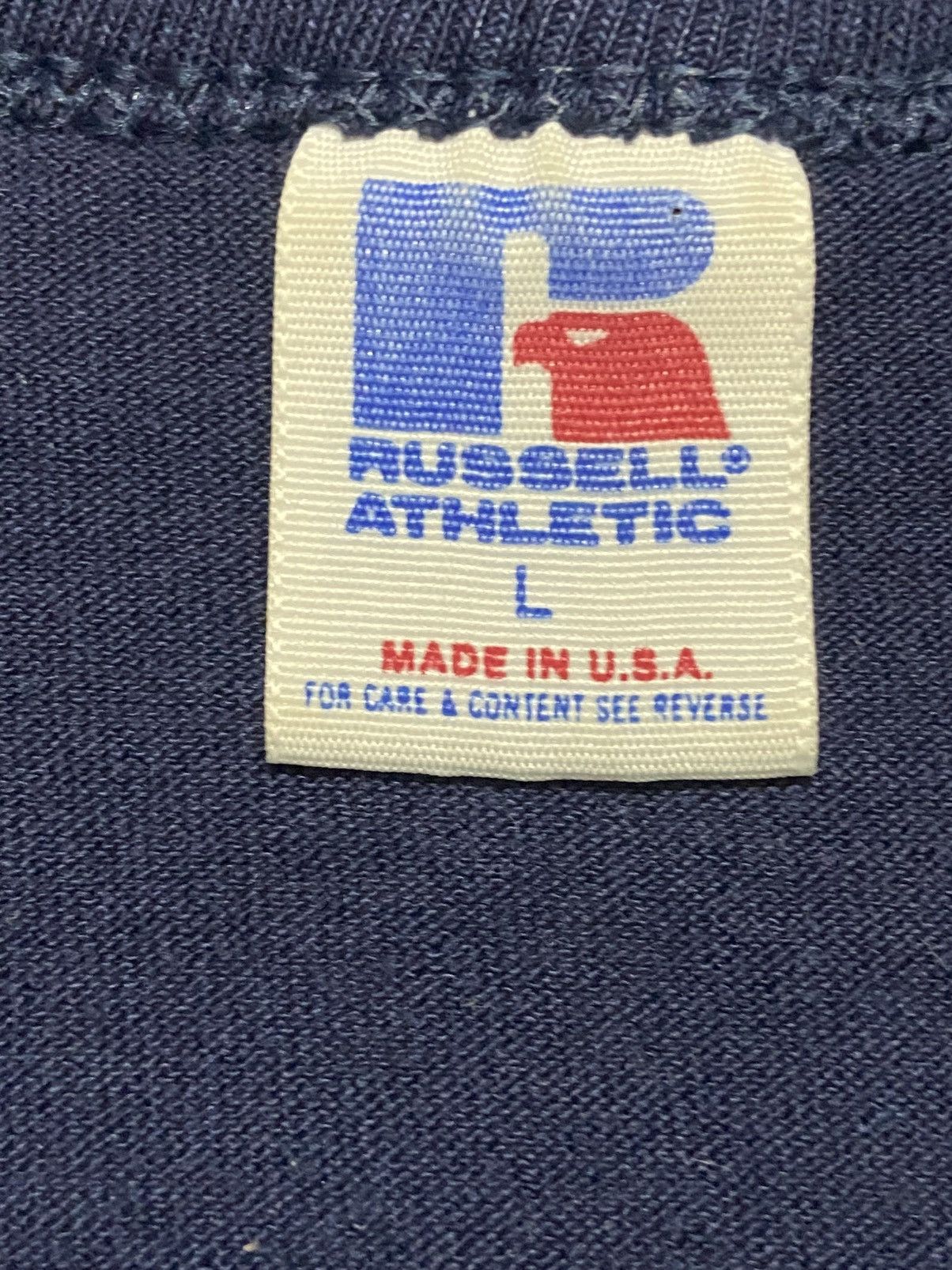 NFL × Russell Athletic × Vintage Vintage 90s Jackson Football Single Stitch Tees Size US L / EU 52-54 / 3 - 3 Thumbnail