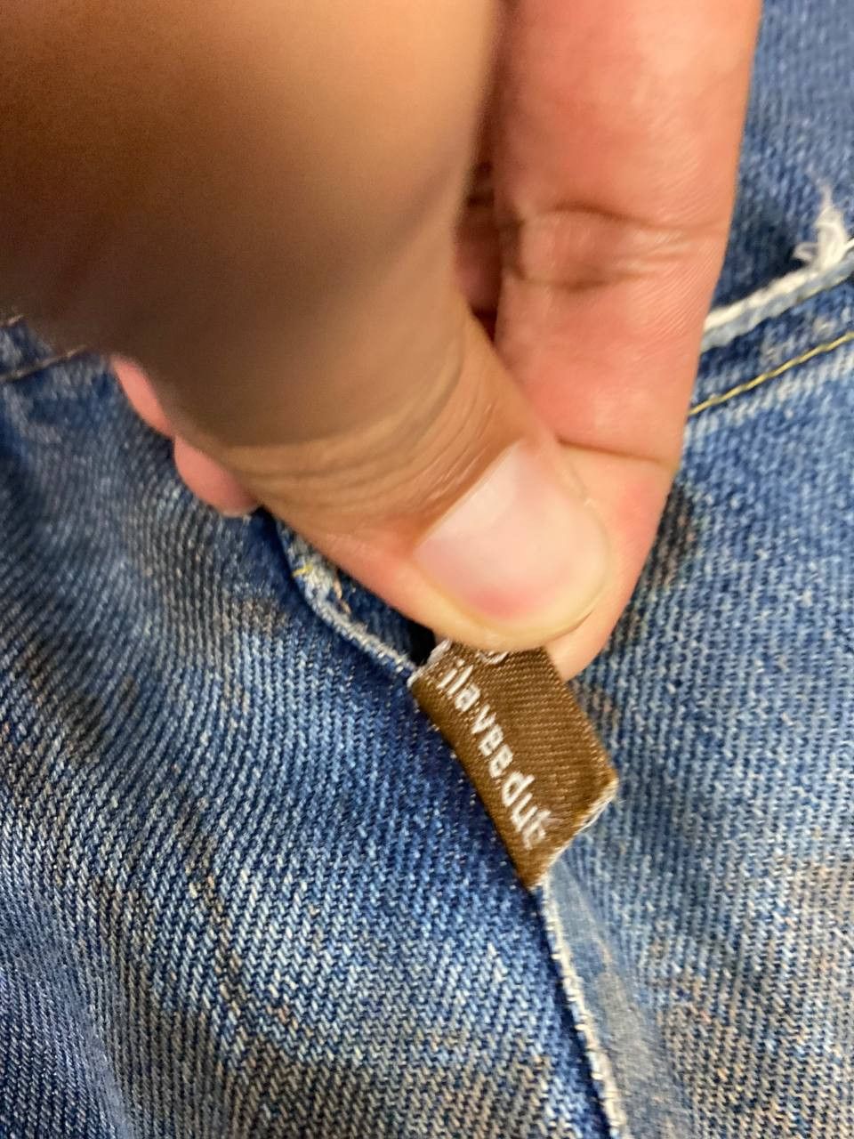 Japanese Brand vintage japanese brands selvedge distressed rework denim Size US 34 / EU 50 - 5 Thumbnail