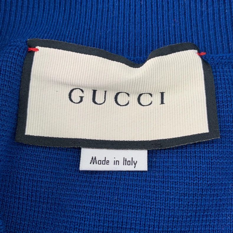 Gucci GucciDark blue wool half-length skirt Size 29" - 5 Thumbnail
