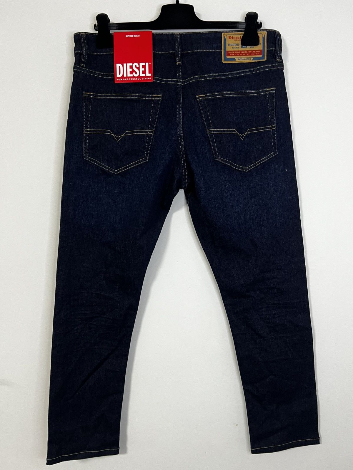 Diesel Diesel pants denim jeans L blue navy Size US 32 / EU 48 - 1 Thumbnail