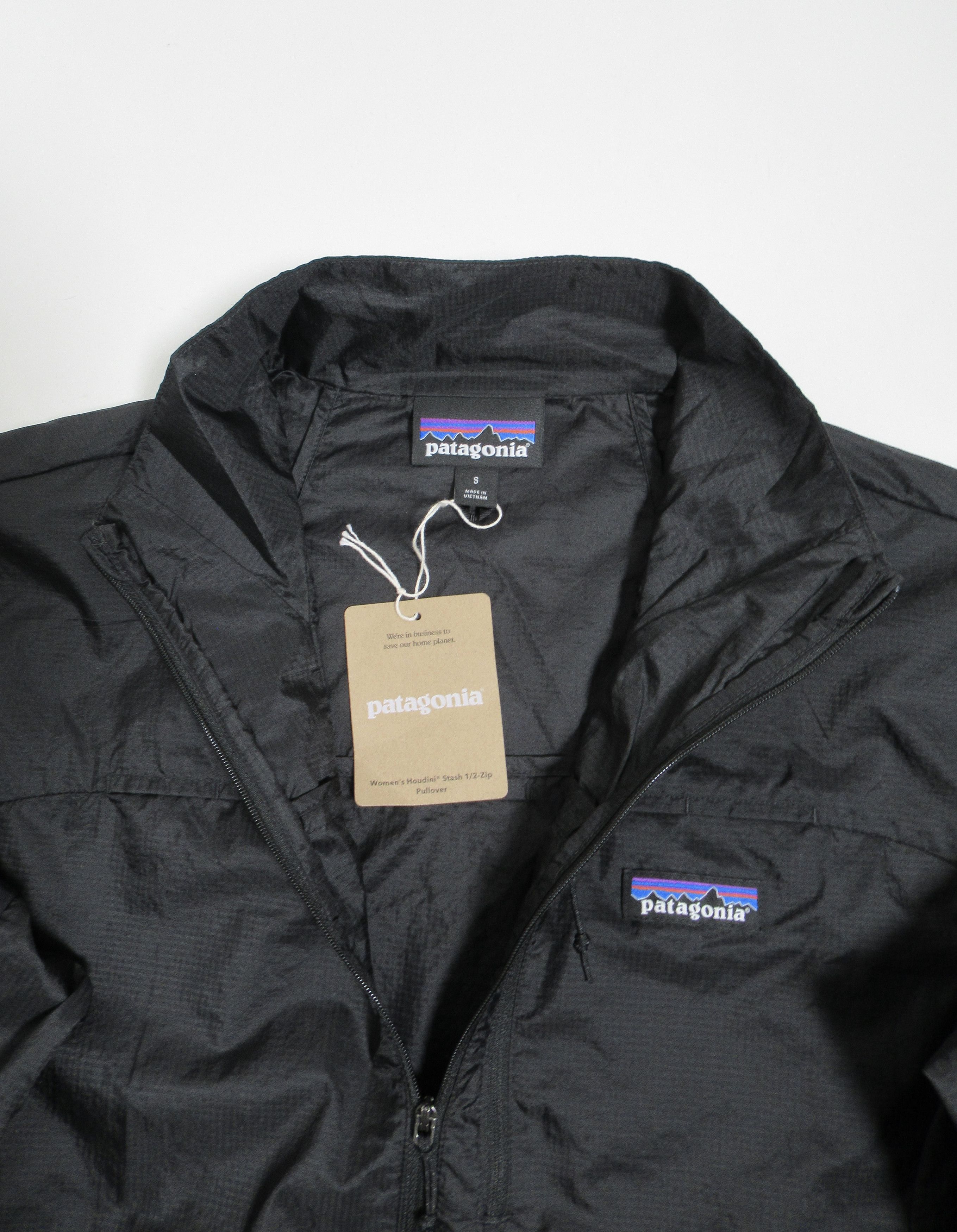 Patagonia Patagonia Houdini® Stash 1/2-Zip Pullover BLK 23435SP24 Size S / US 4 / IT 40 - 8 Thumbnail