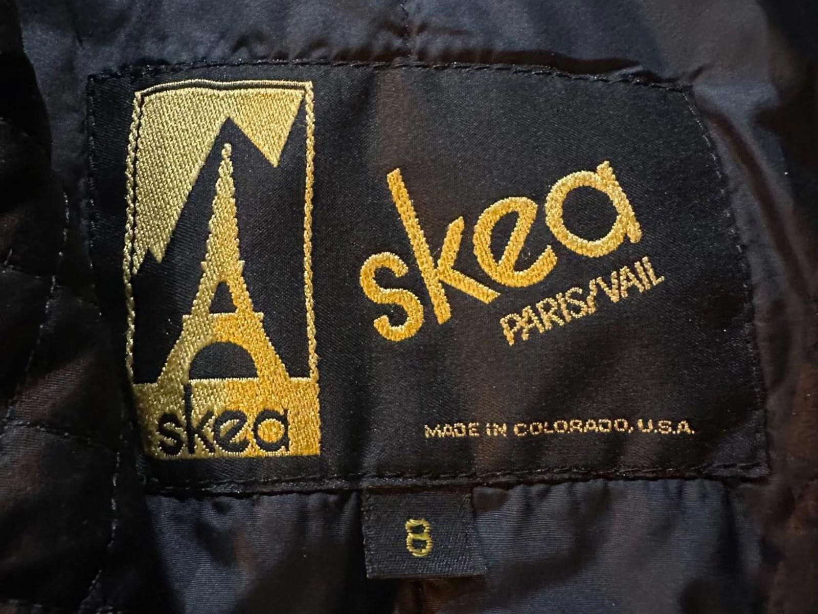 Santa Cruz Skateboards Vintage SKEA Paris Vail Quilted Ski Jacket Gold Buttons USA Size M / US 6-8 / IT 42-44 - 4 Thumbnail