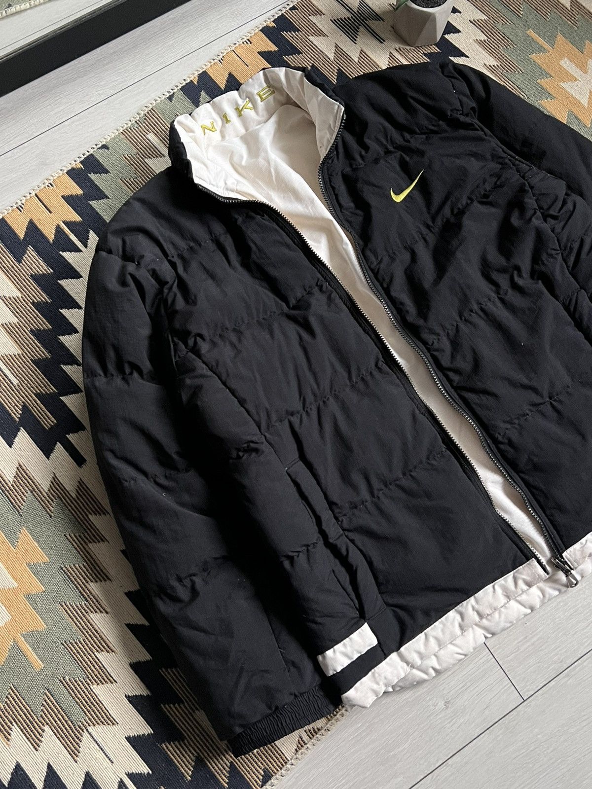 Nike Nike Vintage Y2k Two Side Puffer Reversible Down Jacket Size US M / EU 48-50 / 2 - 15 Thumbnail