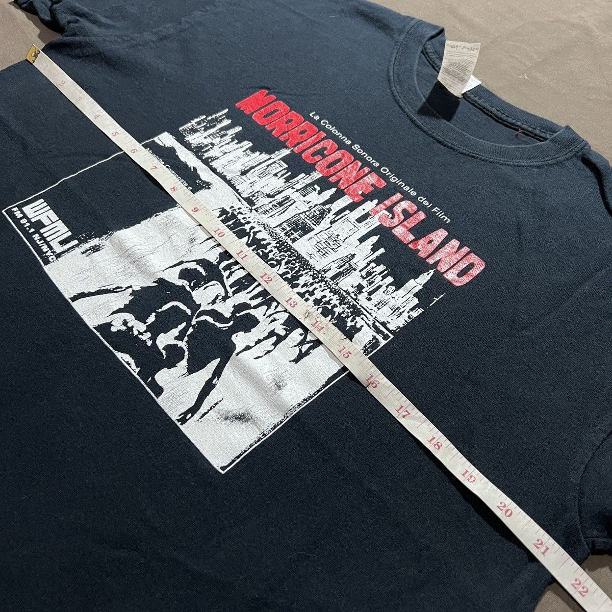 Expert Horror Y2K Morricone Island soundtrack Devon E. Levins movie Tee Size US L / EU 52-54 / 3 - 5 Thumbnail